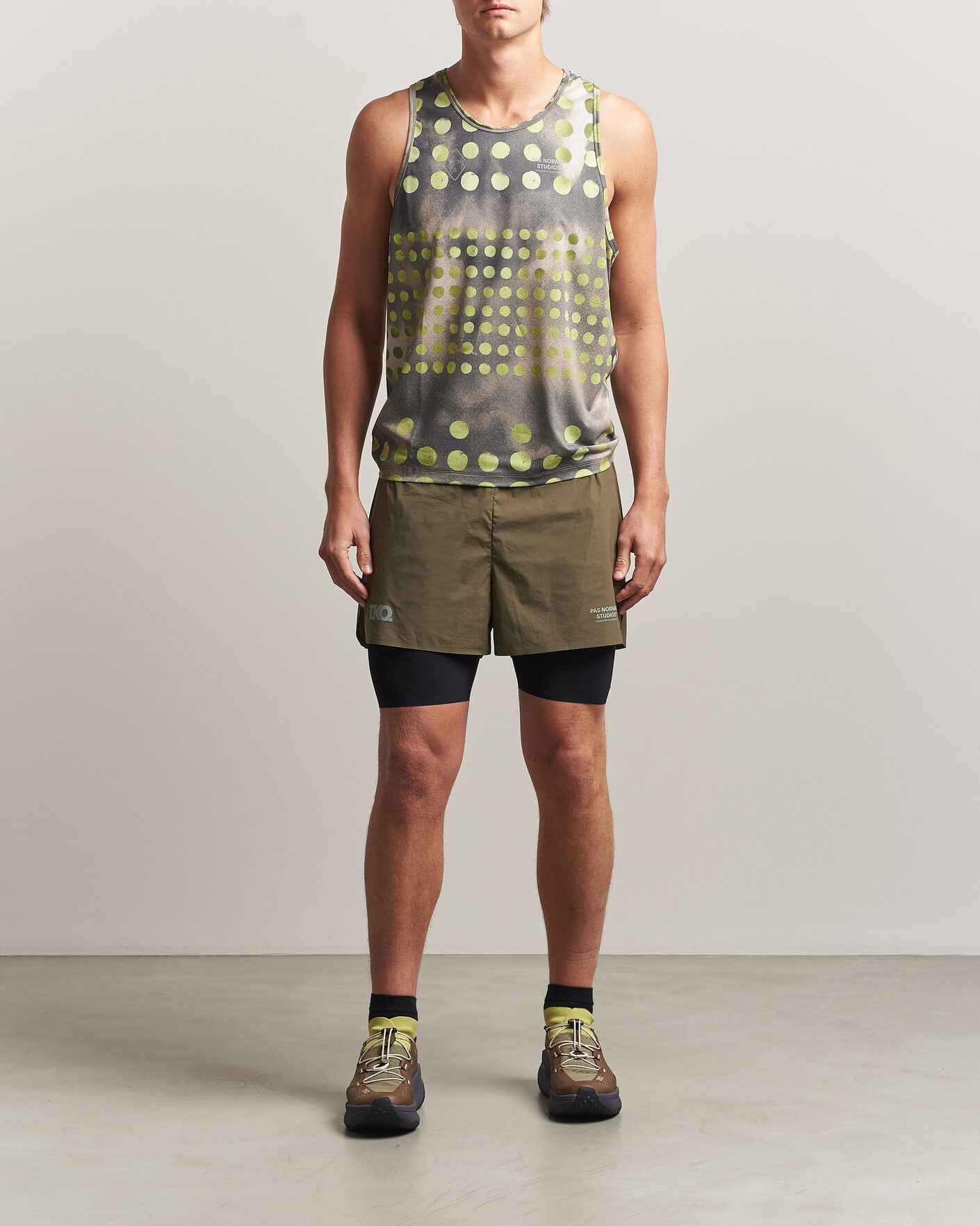 Herr | Shorts | Pas Normal Studios | TKO Balance 2-in-1 Shorts Dark Stone