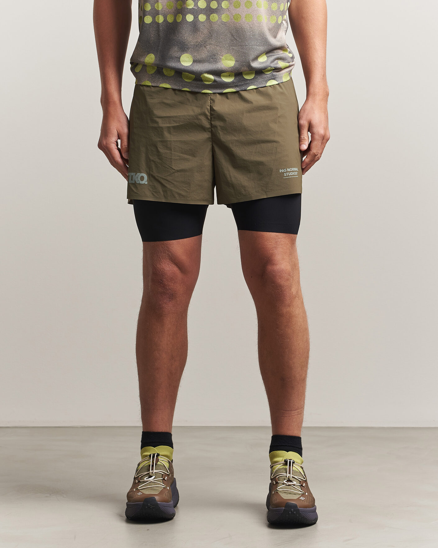 Herr | Shorts | Pas Normal Studios | TKO Balance 2-in-1 Shorts Dark Stone