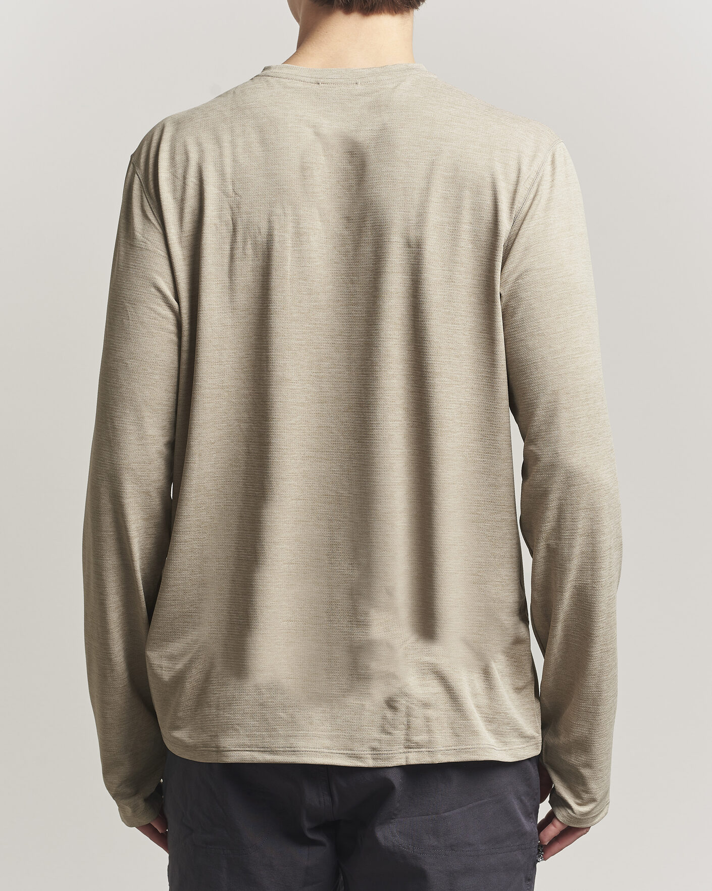 Herr | T-Shirts | Patagonia | Cap Cool Long Sleeve Sun Shirt Seabird Grey