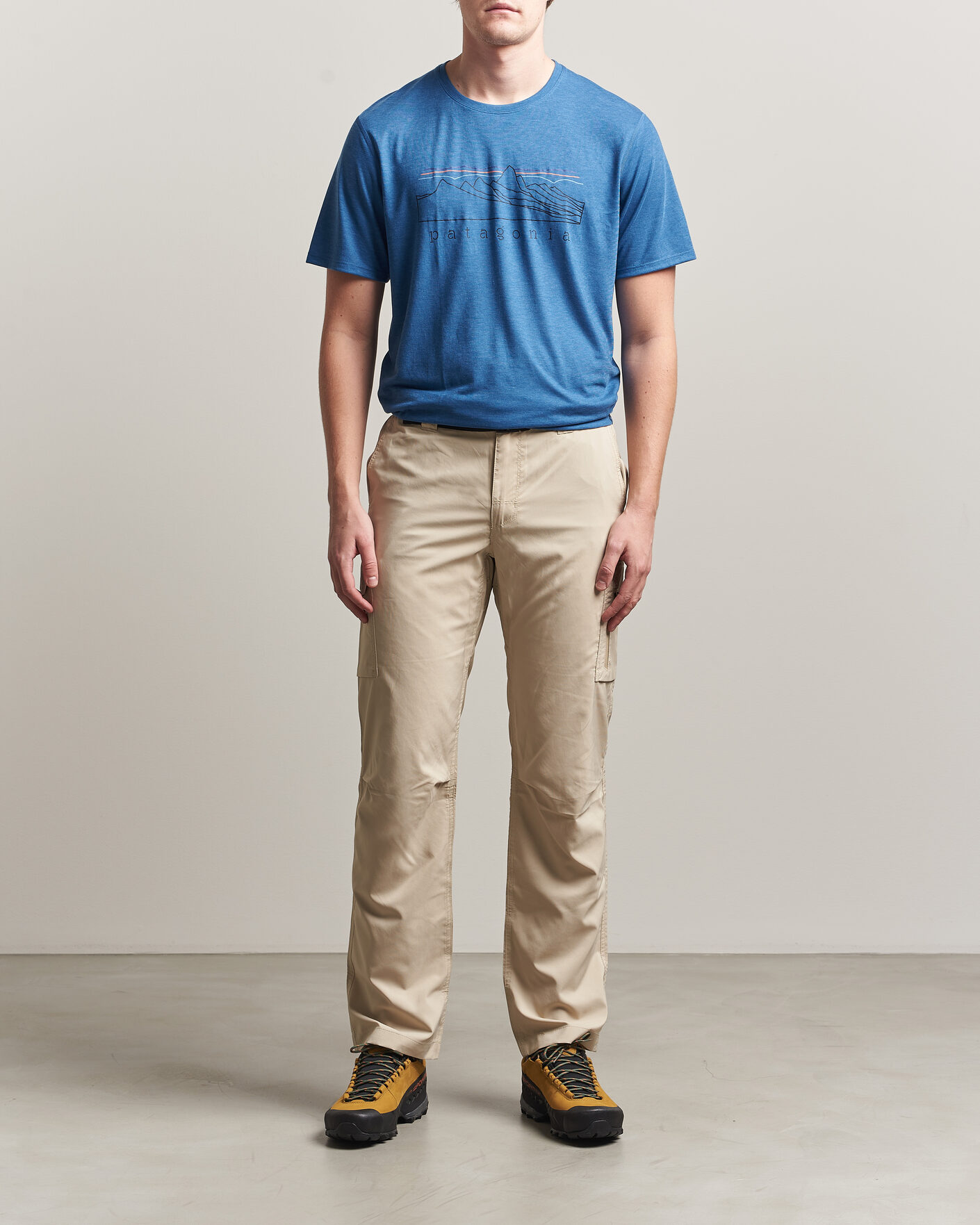 Herr | T-Shirts | Patagonia | Cap Cool Trail T-Shirt Aquatic Blue