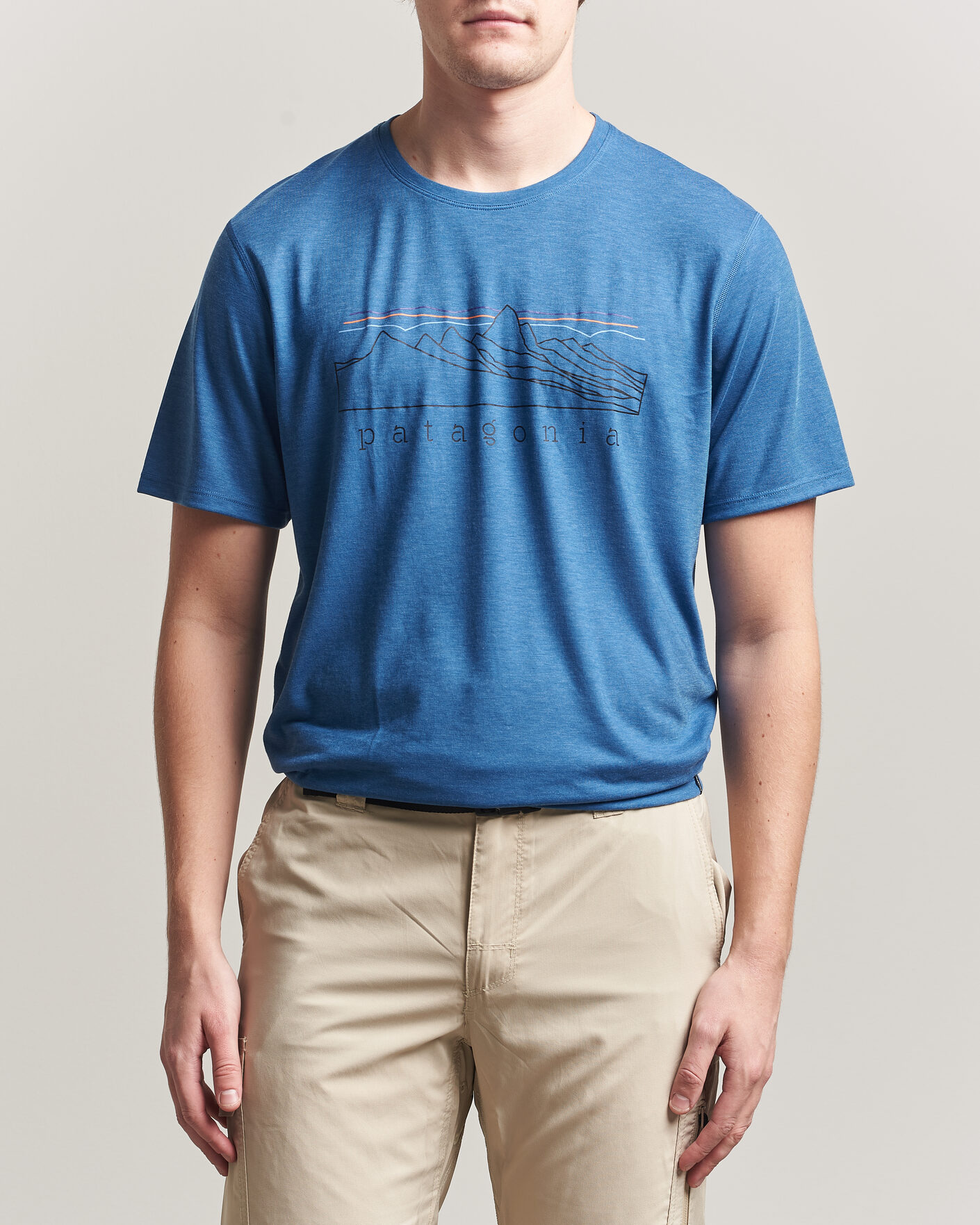 Herr | T-Shirts | Patagonia | Cap Cool Trail T-Shirt Aquatic Blue