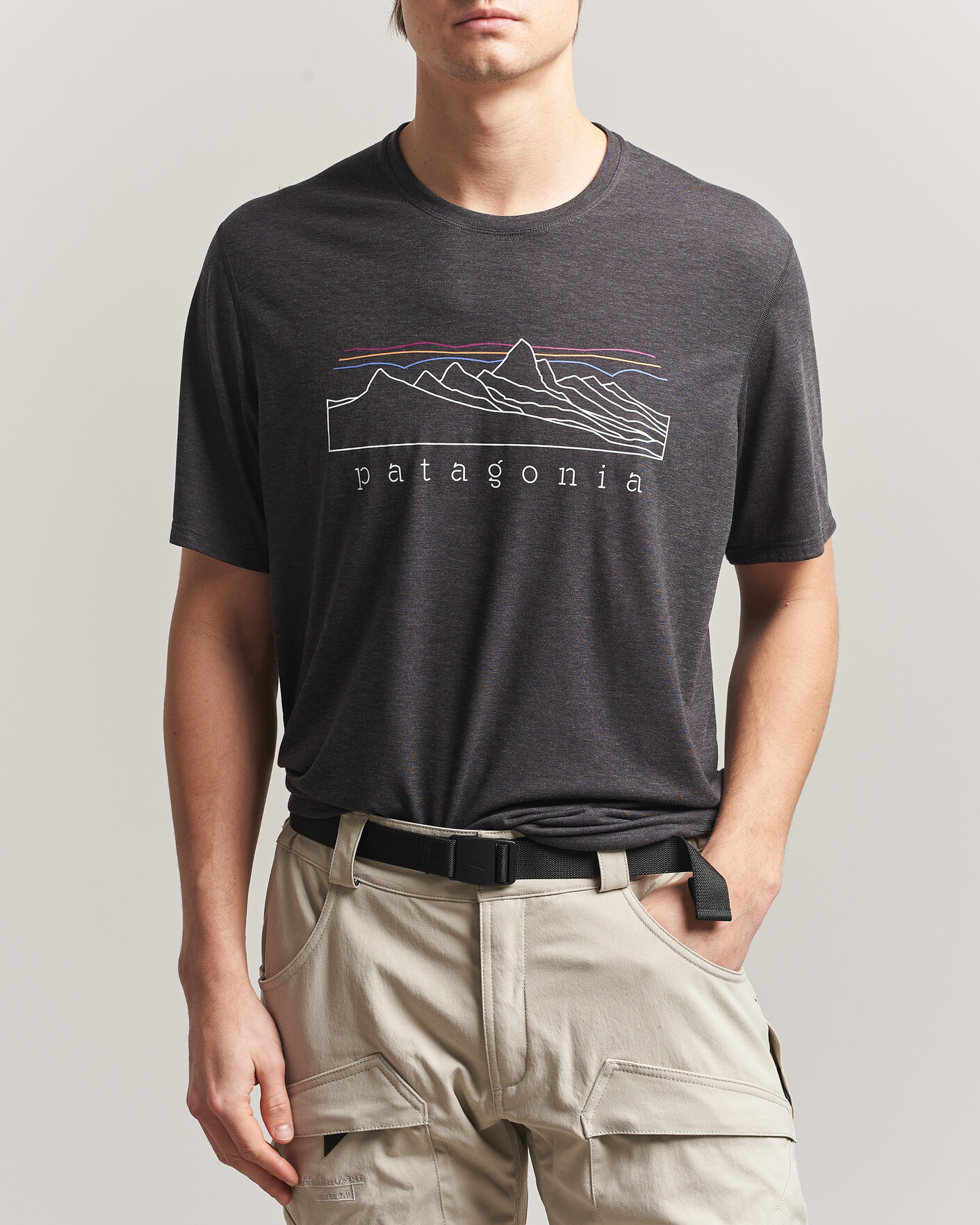 Herr | T-Shirts | Patagonia | Cap Cool Trail T-Shirt Ink Black