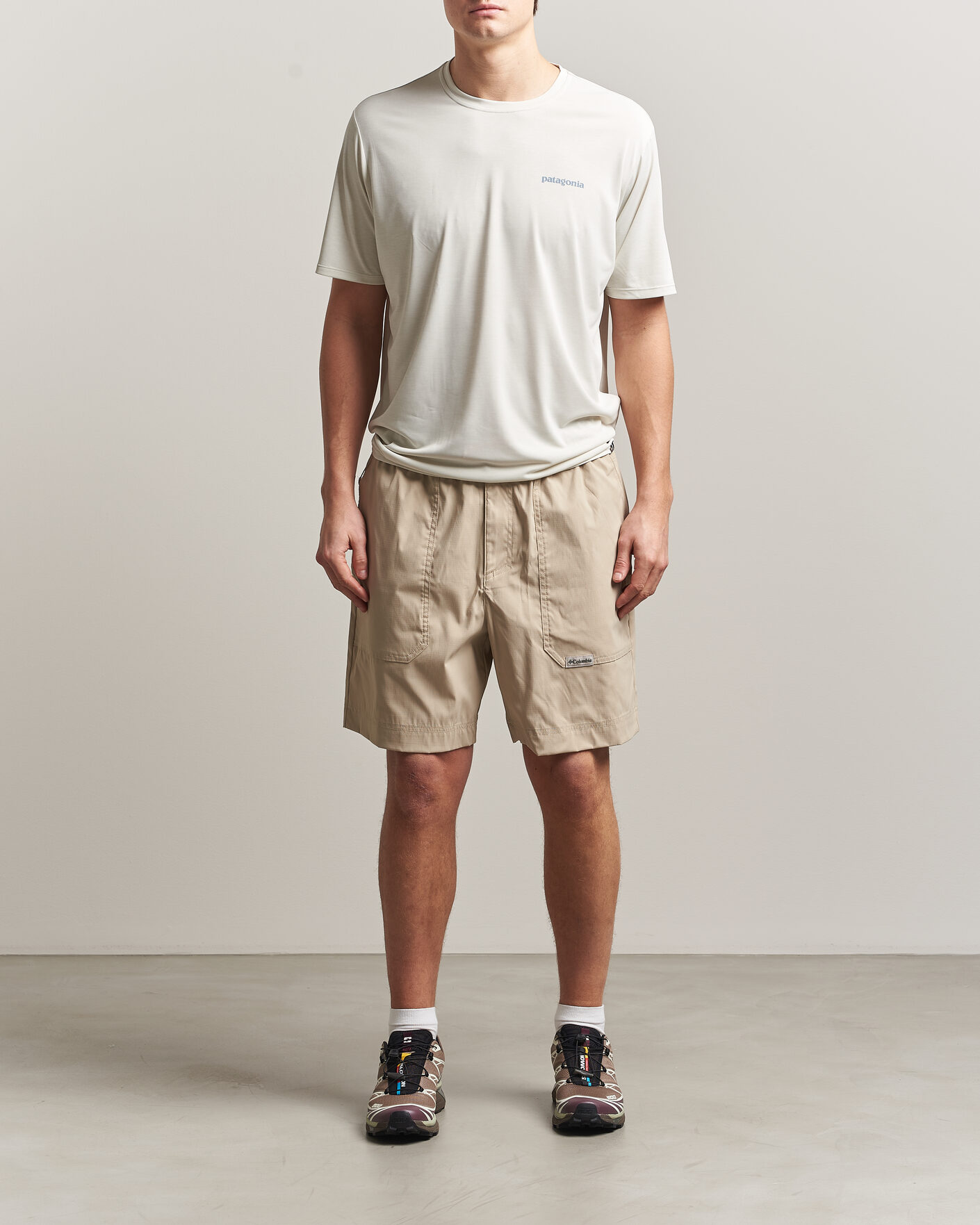 Herr | T-Shirts | Patagonia | Cap Cool Daily Logo T-Shirt Dyno White