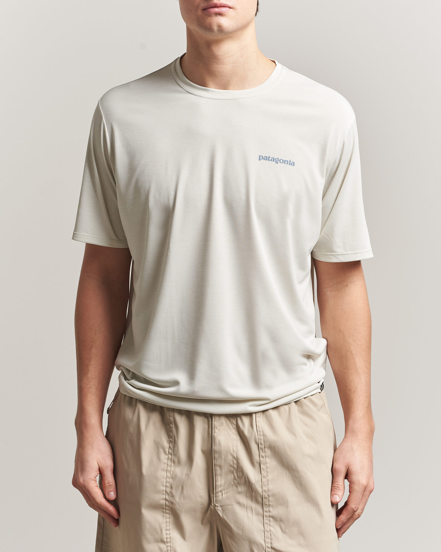 Herr | T-Shirts | Patagonia | Cap Cool Daily Logo T-Shirt Dyno White