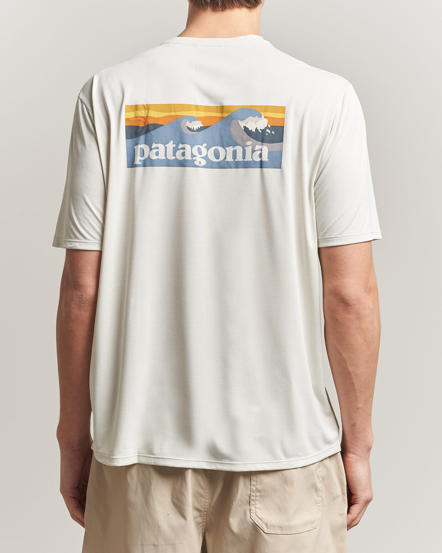 Herr | T-Shirts | Patagonia | Cap Cool Daily Logo T-Shirt Dyno White