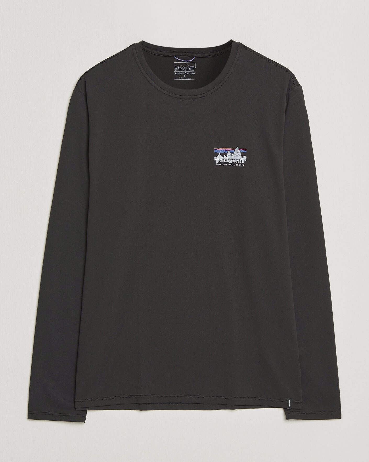 Herr | T-Shirts | Patagonia | 73 Skyline Cap Cool Daily Long Sleeve T-Shirt Black