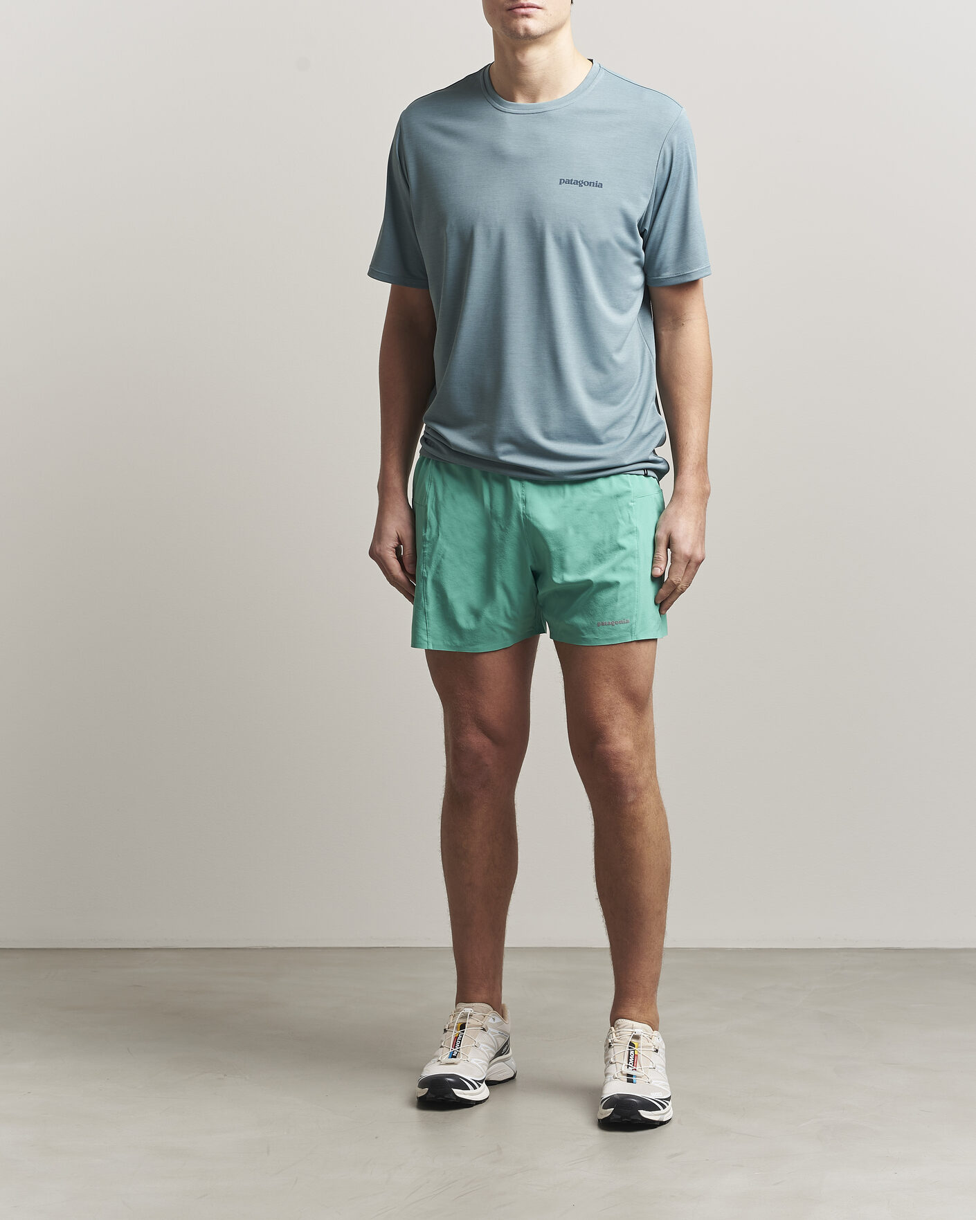 Herr | Shorts | Patagonia | Strider Pro Running Shorts Aqua Stone