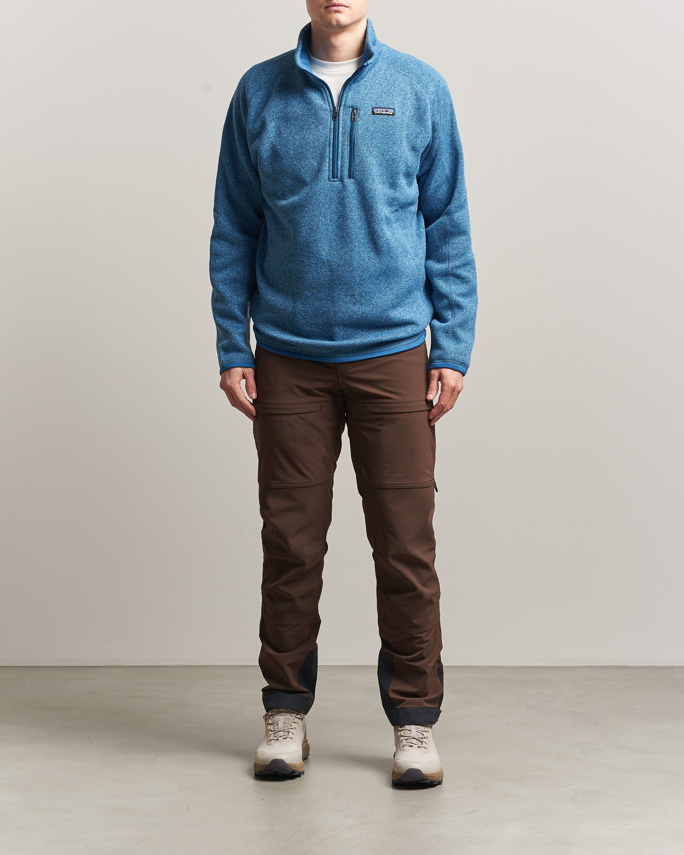 Herr | Tröjor | Patagonia | Better Sweater Half Zip Fleece Jacket Aquatic Blue