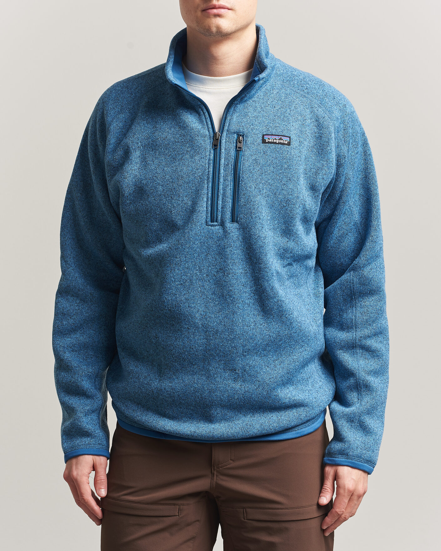 Herr | Tröjor | Patagonia | Better Sweater Half Zip Fleece Jacket Aquatic Blue