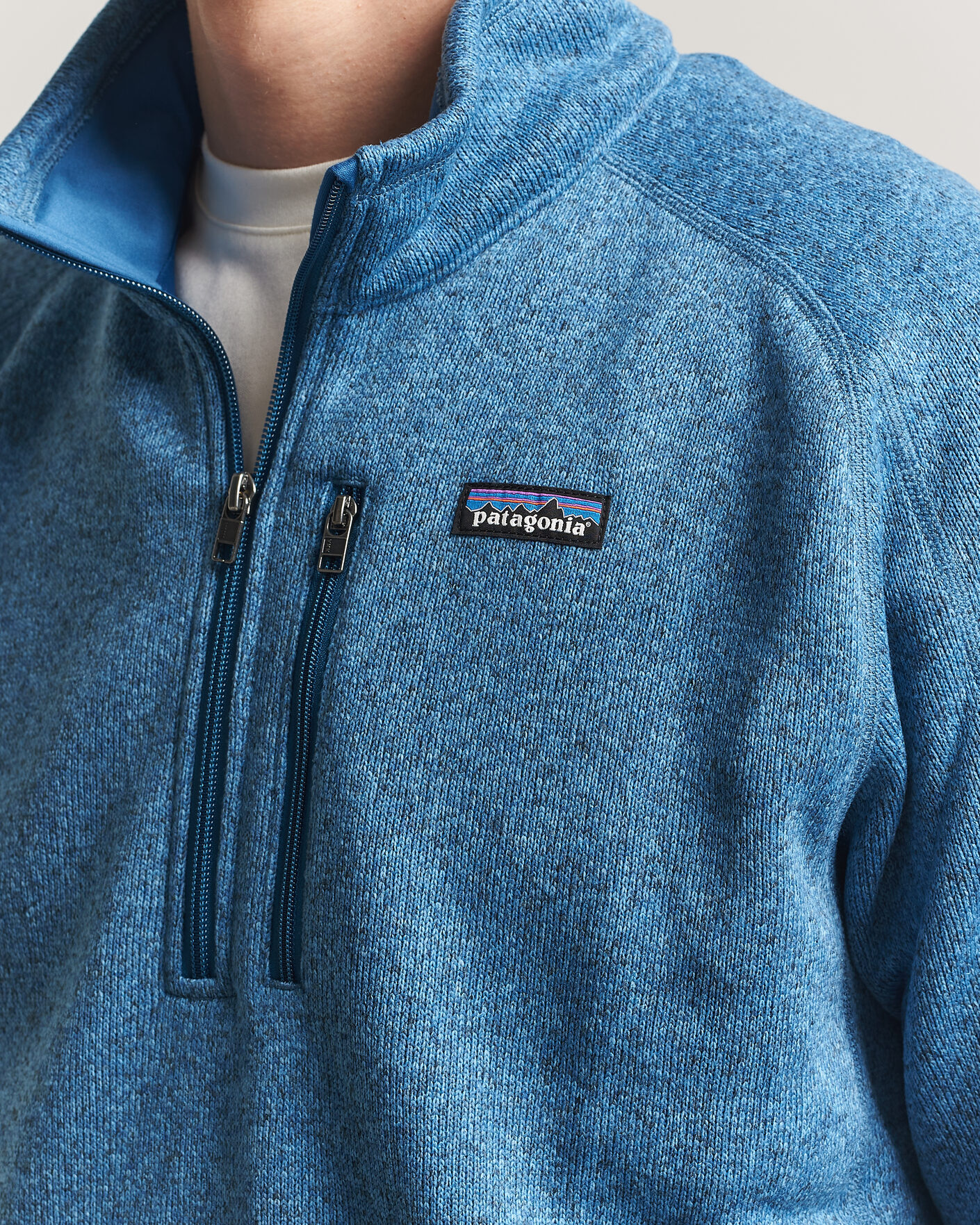 Herr | Tröjor | Patagonia | Better Sweater Half Zip Fleece Jacket Aquatic Blue