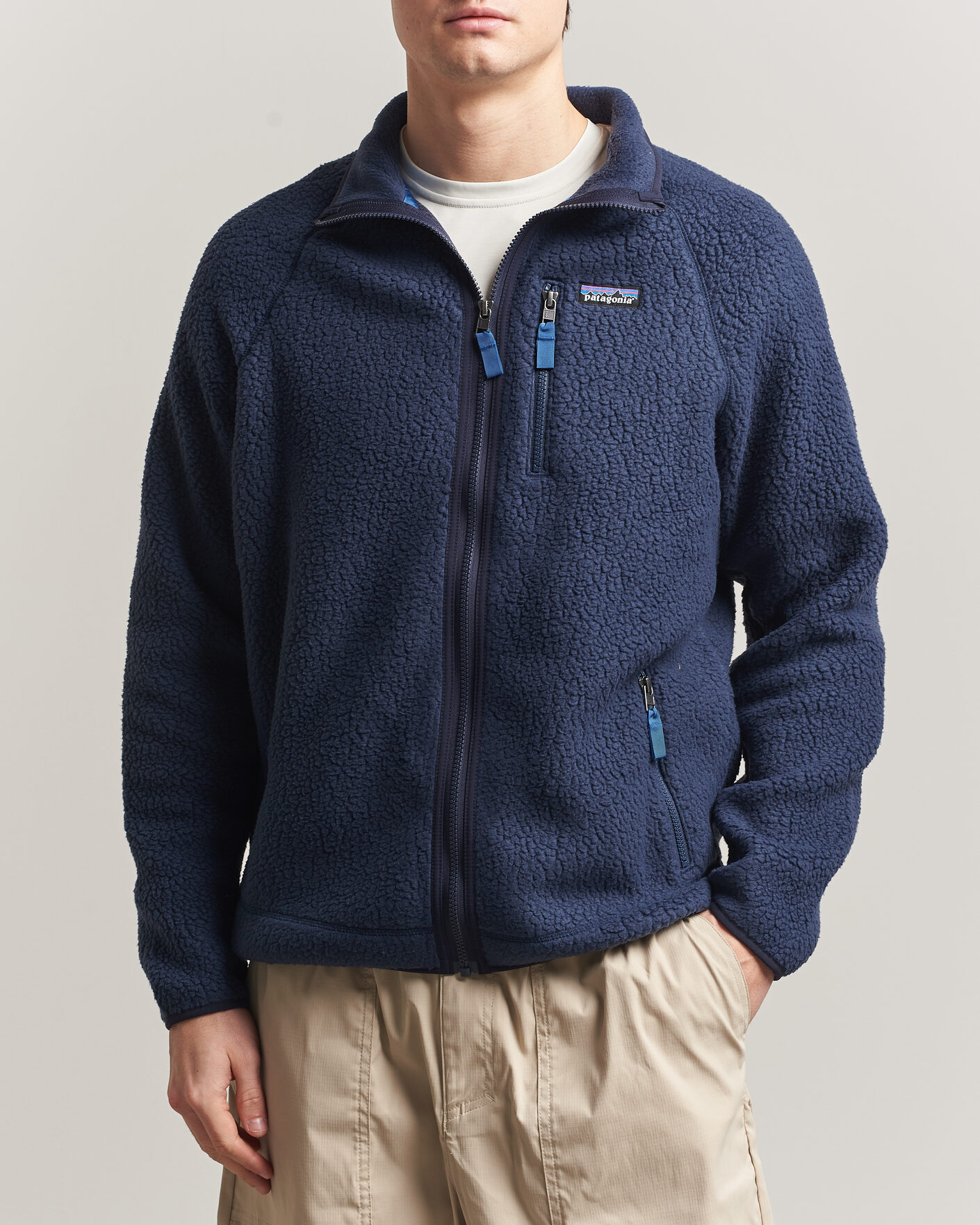 Herr | Tröjor | Patagonia | Retro Pile Jacket New Navy