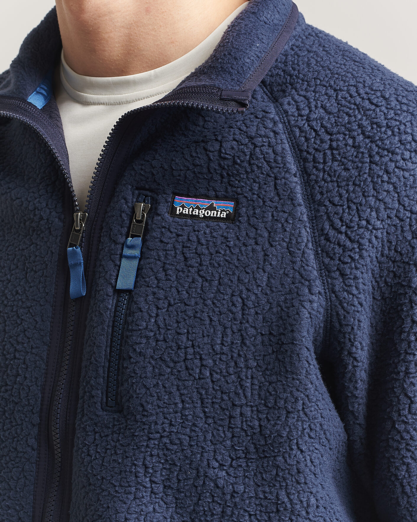 Herr | Tröjor | Patagonia | Retro Pile Jacket New Navy