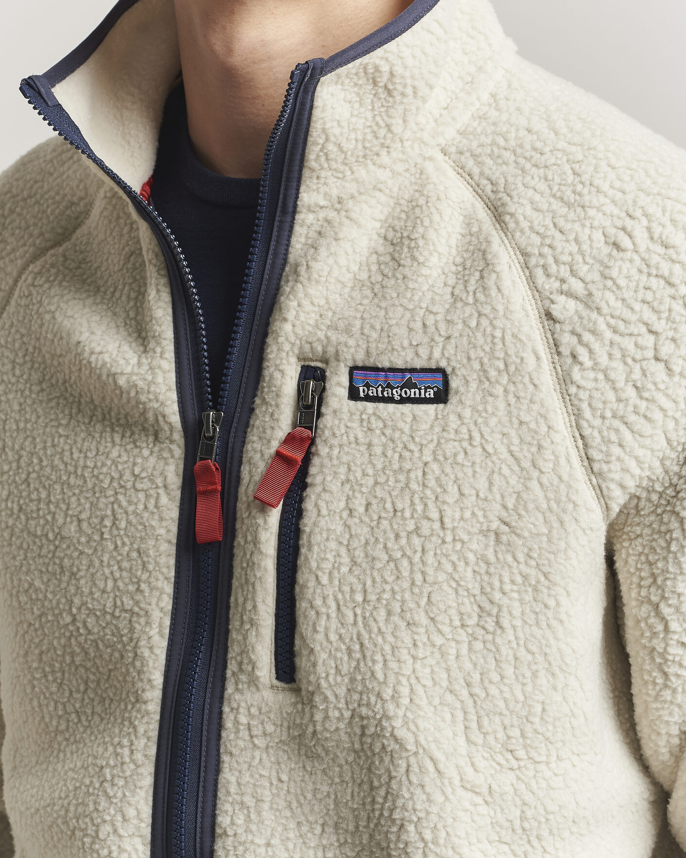 Herr | Tröjor | Patagonia | Retro Pile Jacket Pelican