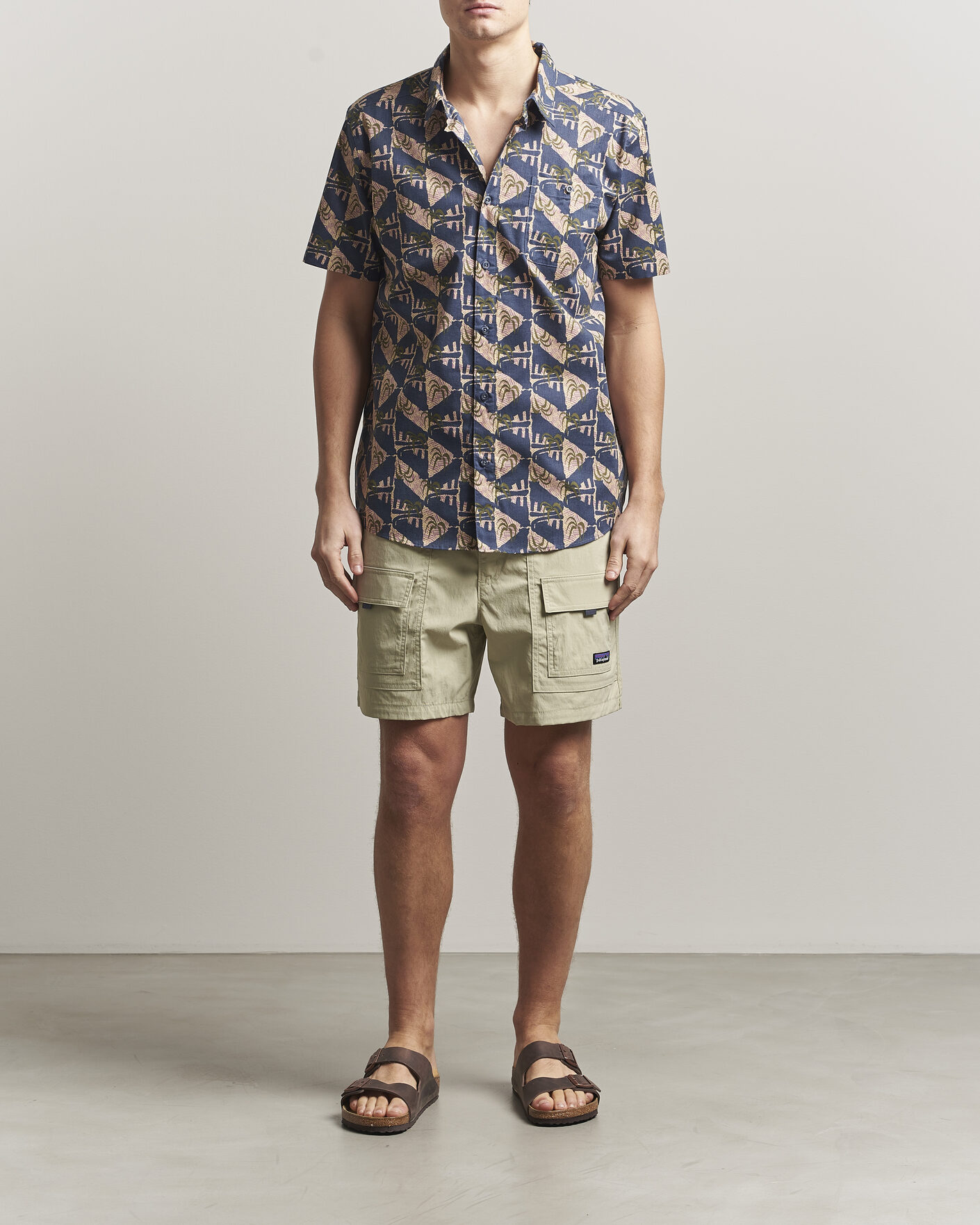 Herr | Skjortor | Patagonia | Go To Short Sleeve Shirt Jaguar Geo