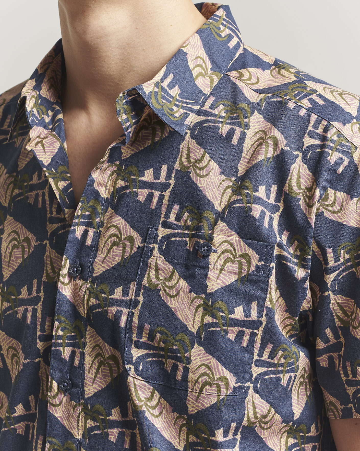 Herr | Skjortor | Patagonia | Go To Short Sleeve Shirt Jaguar Geo