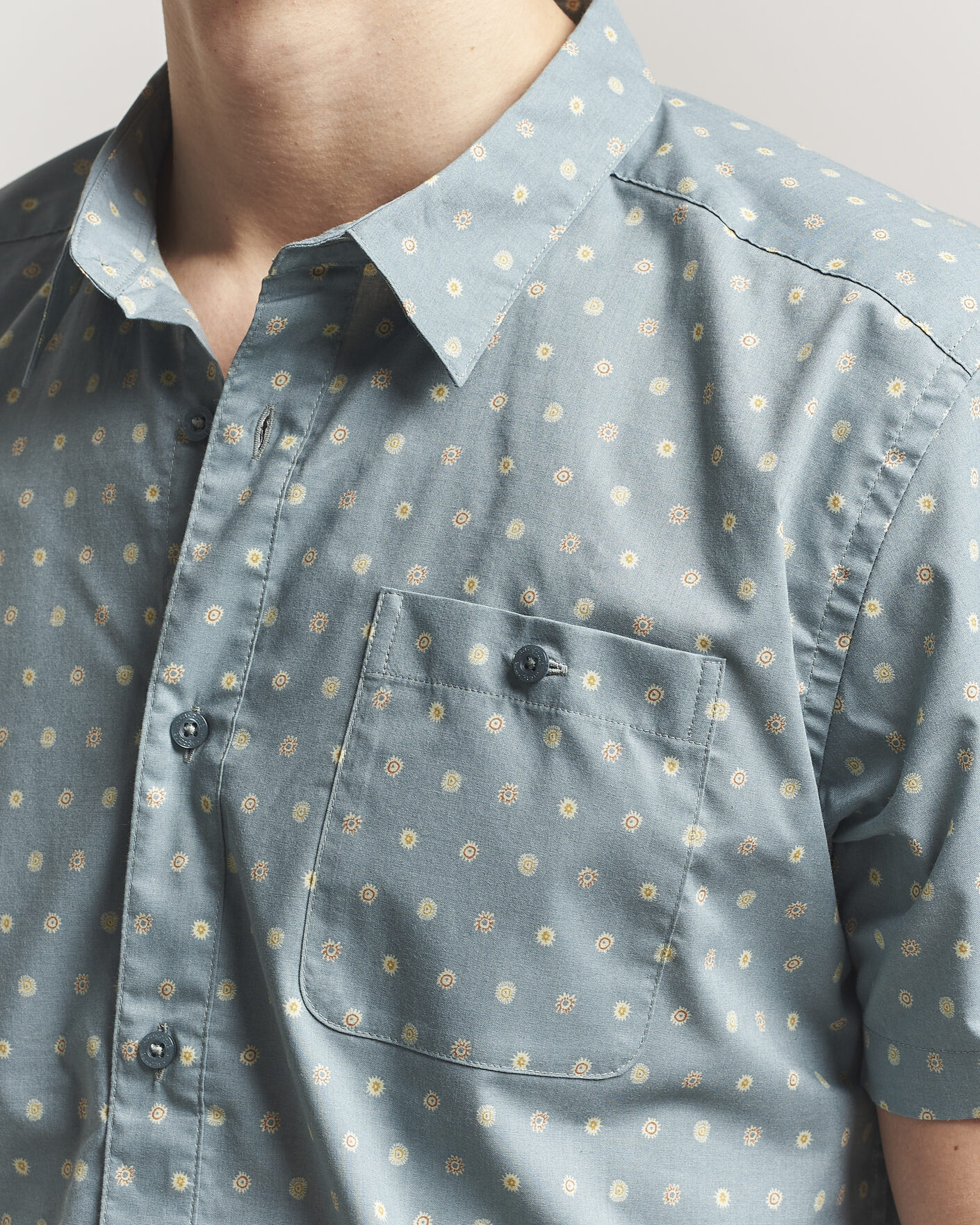 Herr | Skjortor | Patagonia | Go To Short Sleeve Shirt Blue Sage