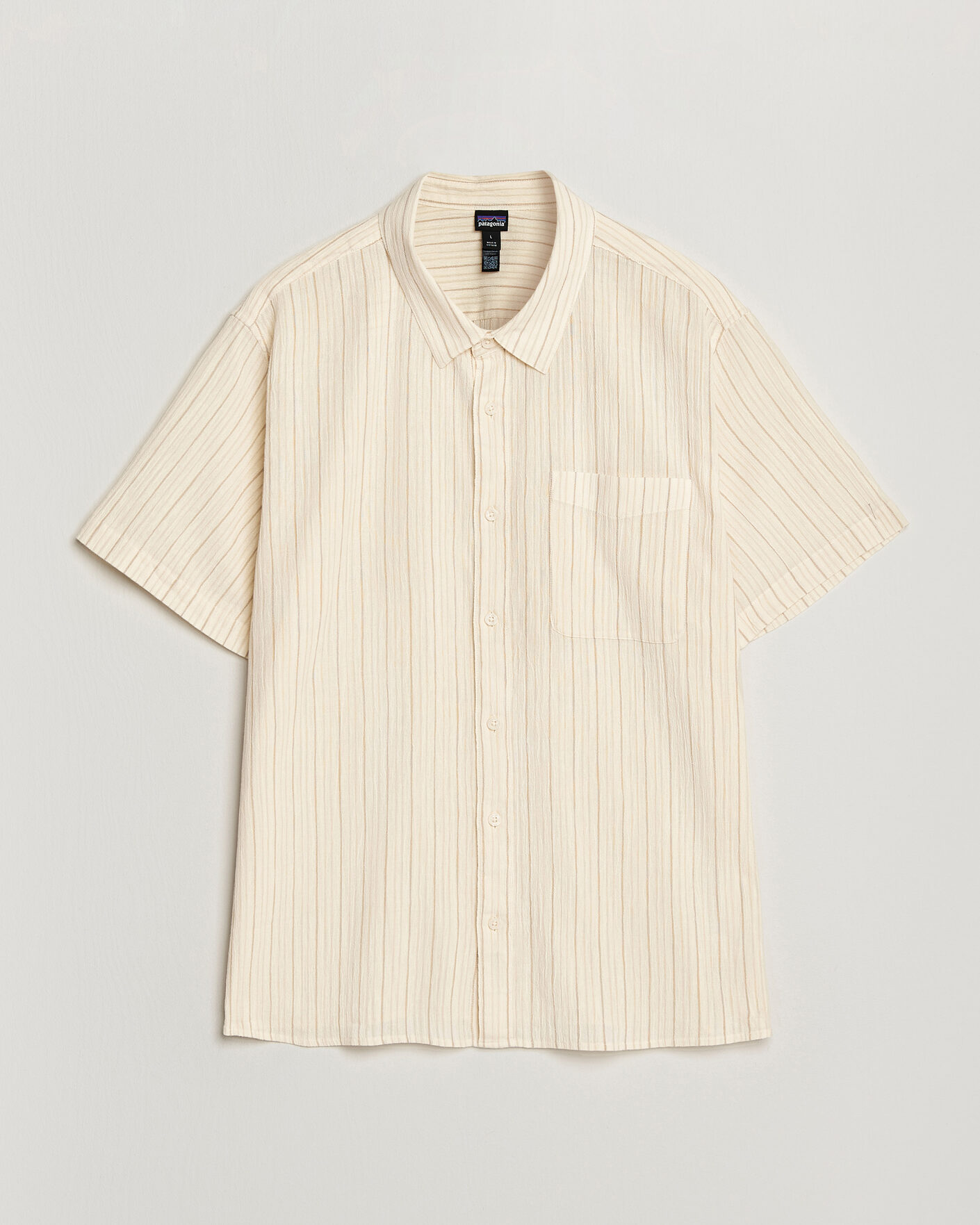 Herr | Skjortor | Patagonia | AC Short Sleeve Shirt Natural