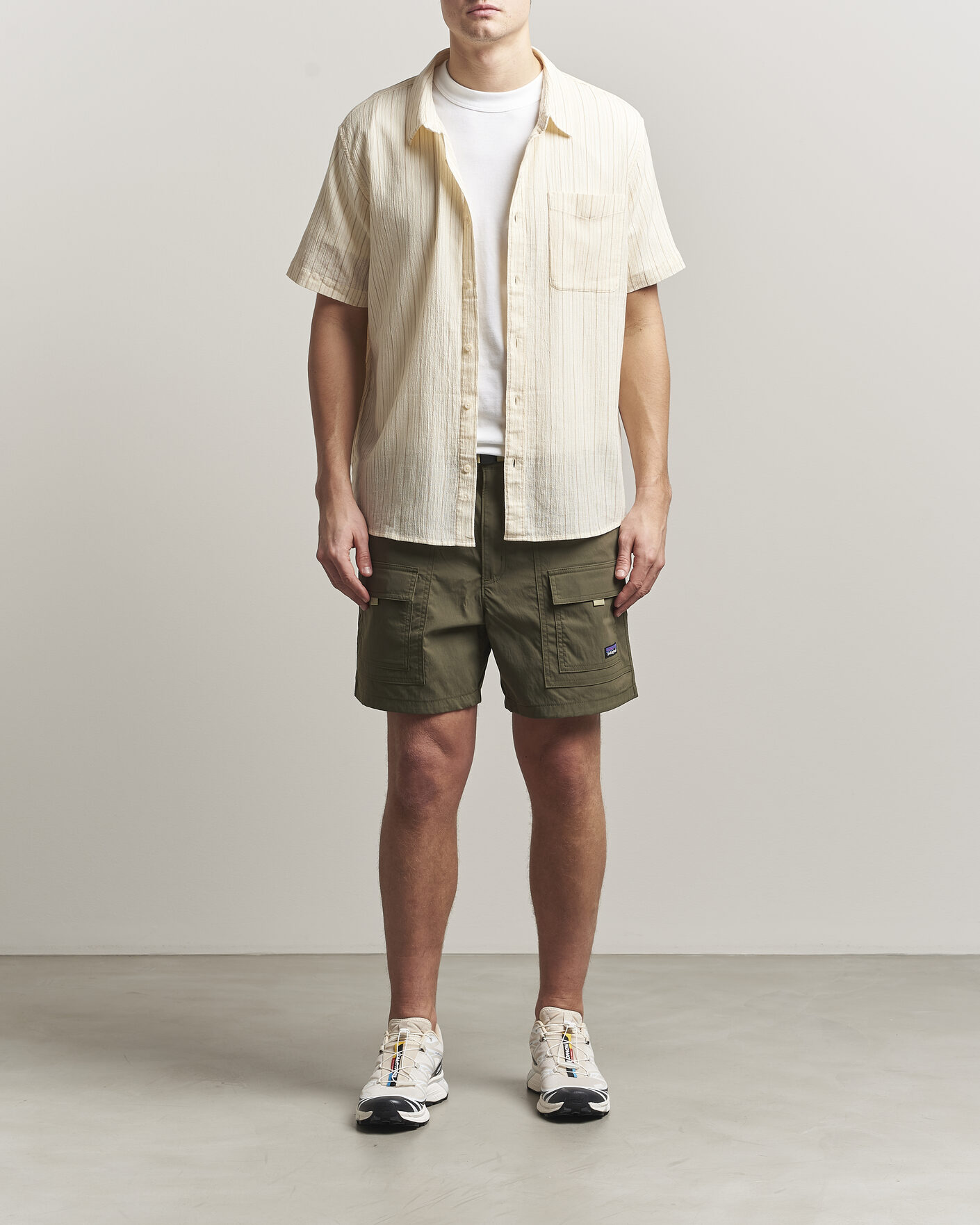 Herr | Skjortor | Patagonia | AC Short Sleeve Shirt Natural
