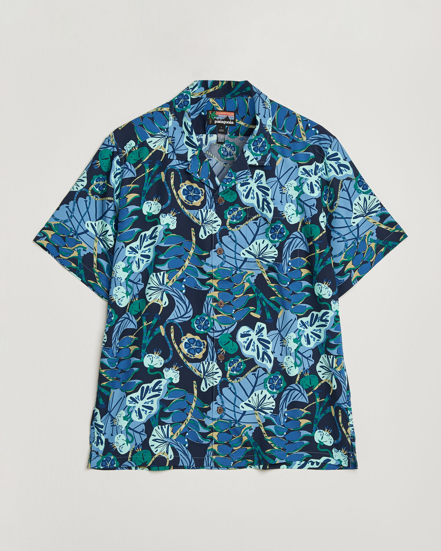 Herr | Skjortor | Patagonia | Tidal Threads Short Sleeve Shirt New Navy