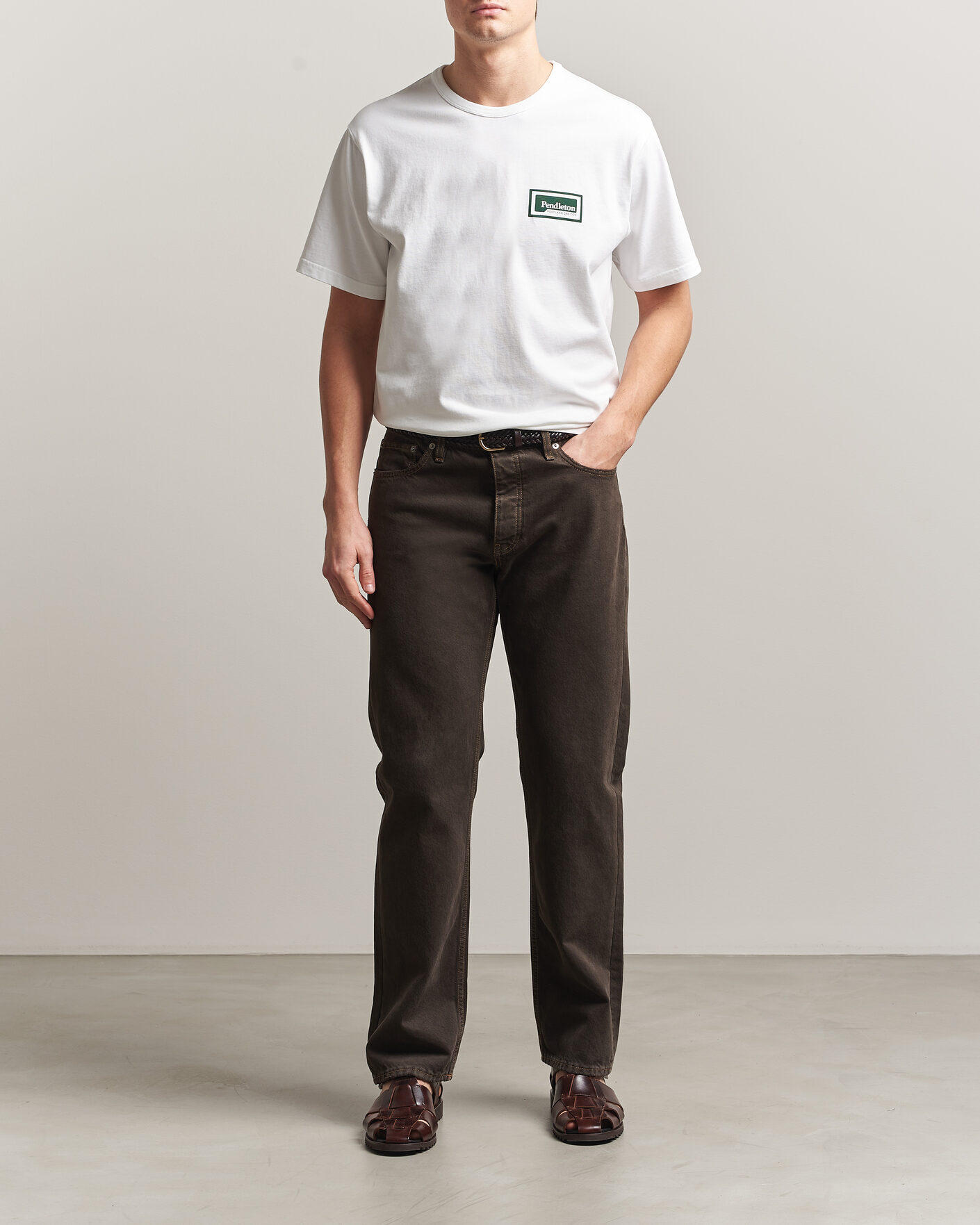 Herr | T-Shirts | Pendleton | Patch Graphic Tee White