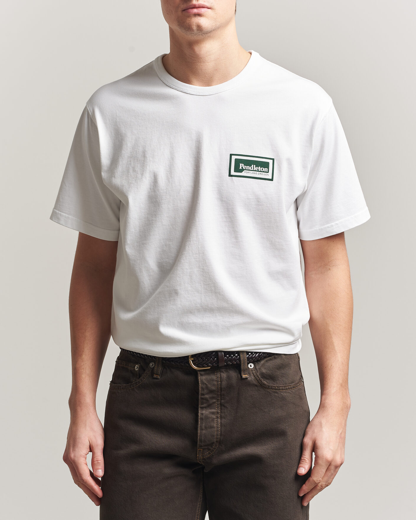 Herr | T-Shirts | Pendleton | Patch Graphic Tee White