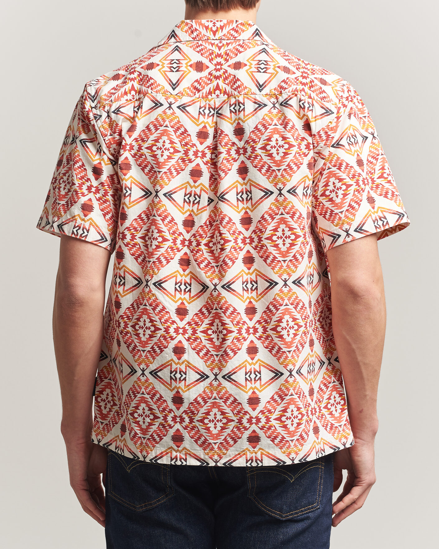 Herr | Skjortor | Pendleton | Camp Shirt Thunder Earthquake/Cream
