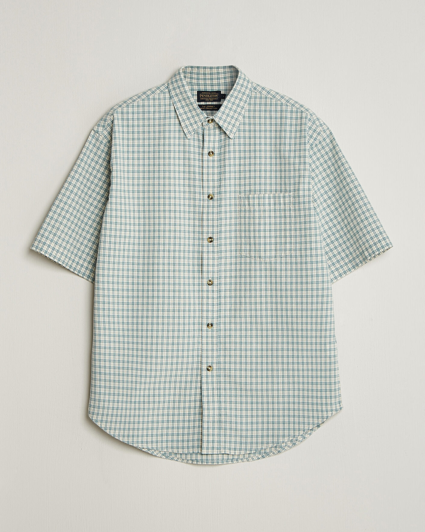 Herr | Skjortor | Pendleton | Short Sleeve Shirt Summer Tartan