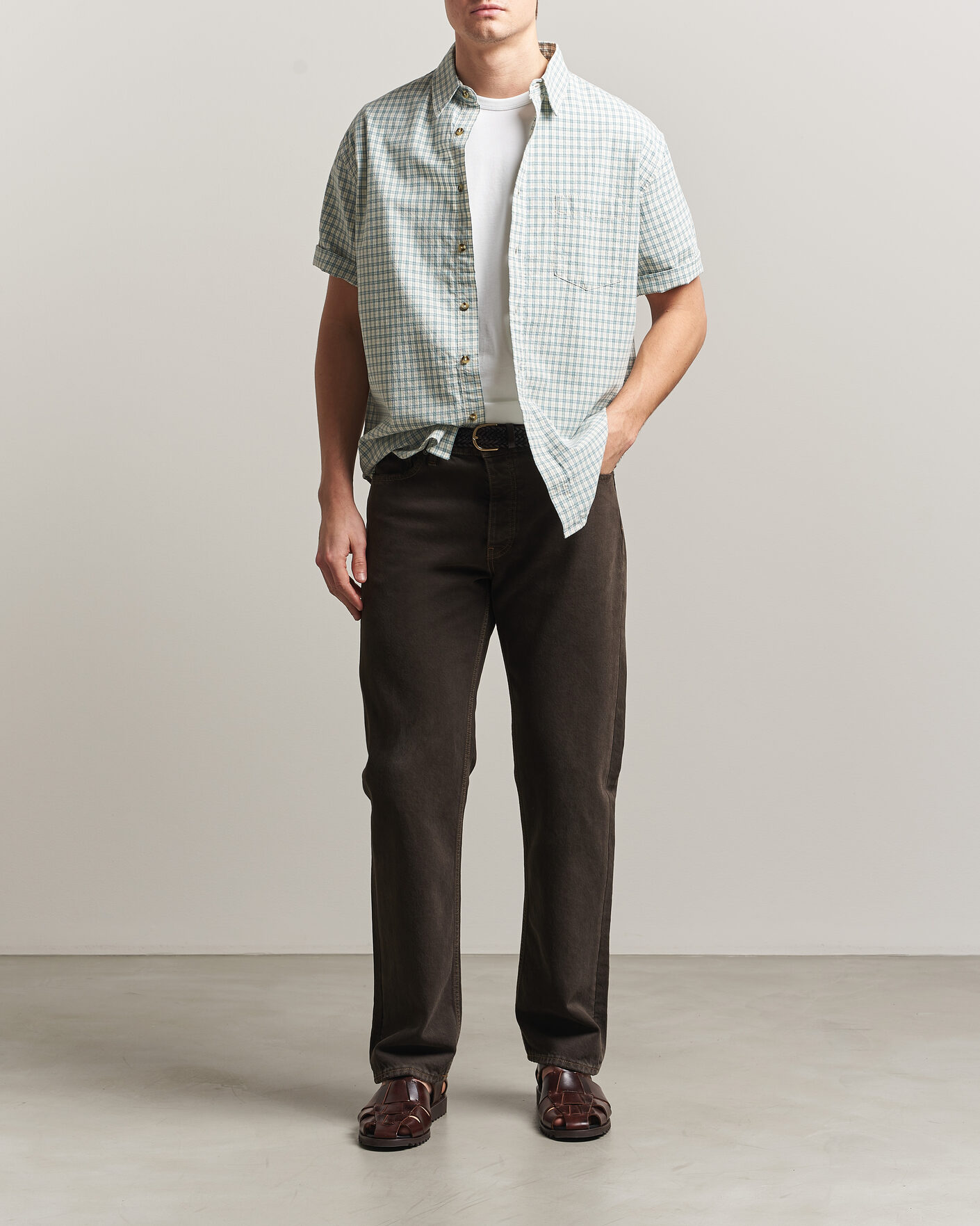 Herr | Skjortor | Pendleton | Short Sleeve Shirt Summer Tartan
