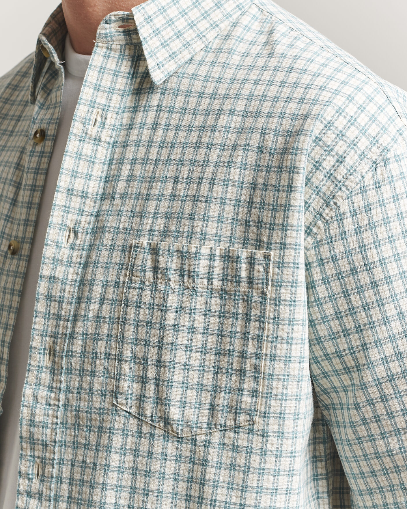Herr | Skjortor | Pendleton | Short Sleeve Shirt Summer Tartan