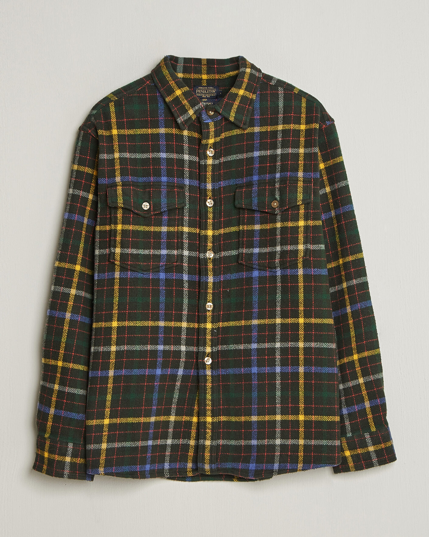 Herr | Skjortor | Pendleton | Big Pocket Shirt Peat