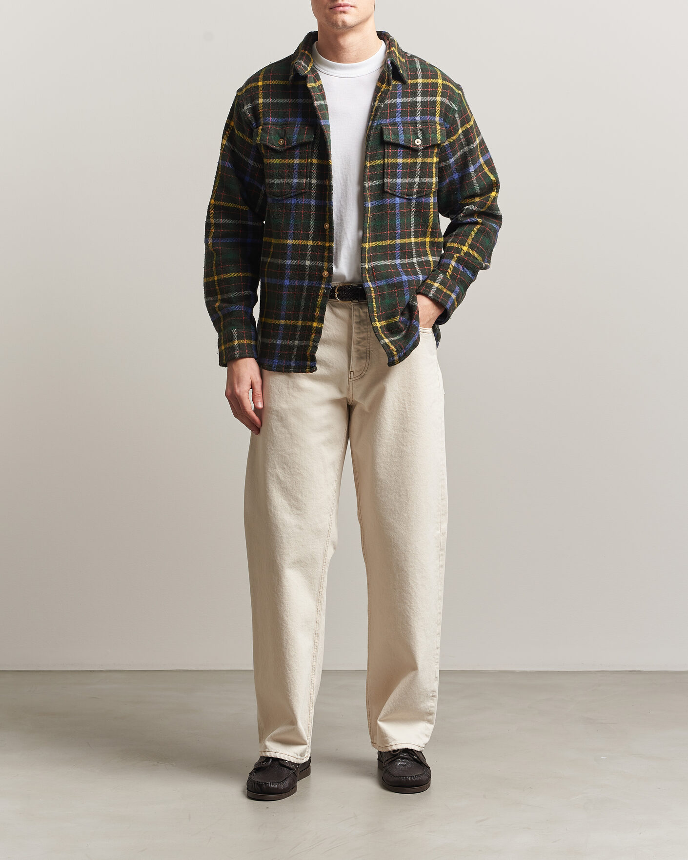 Herr | Skjortor | Pendleton | Big Pocket Shirt Peat