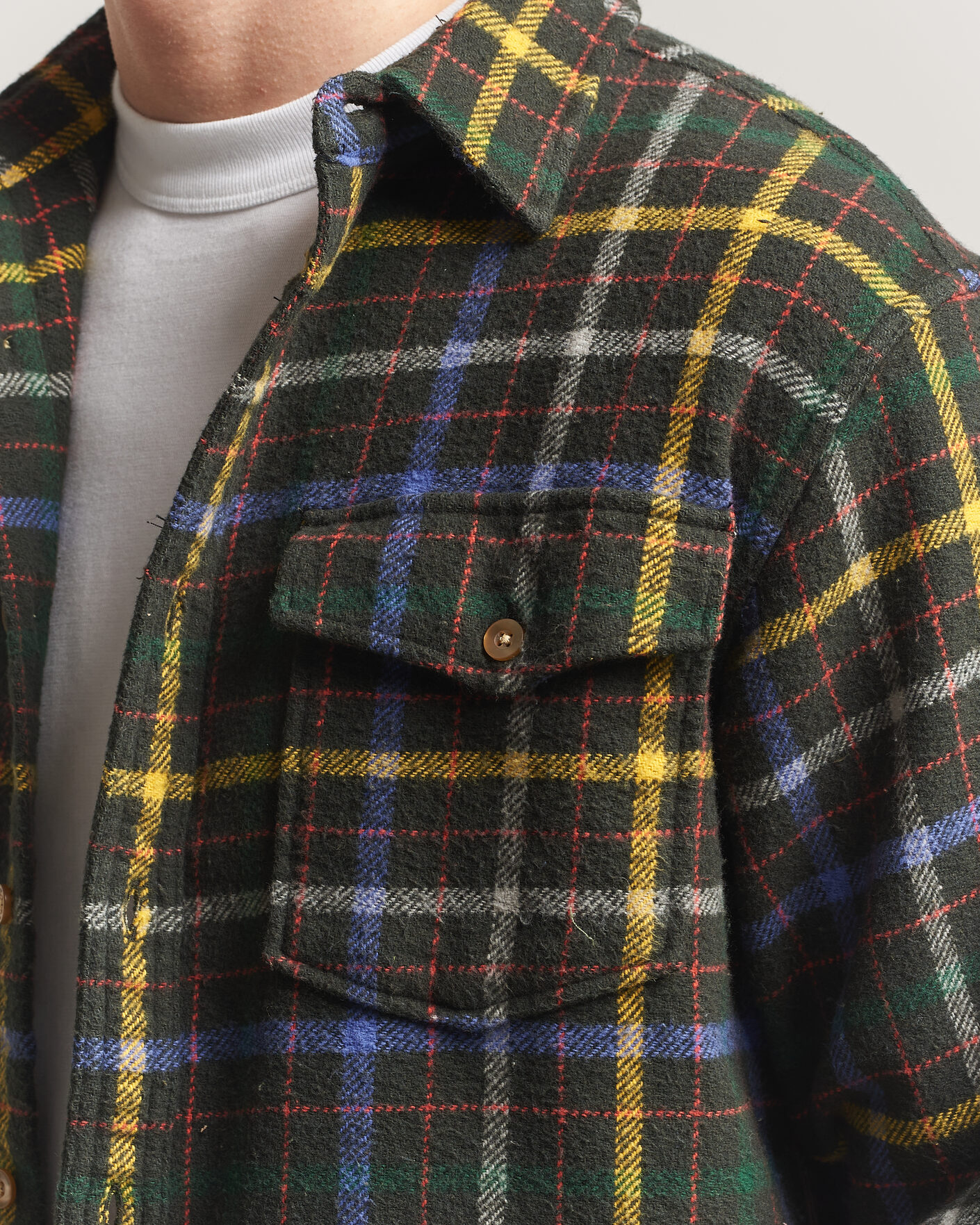 Herr | Skjortor | Pendleton | Big Pocket Shirt Peat