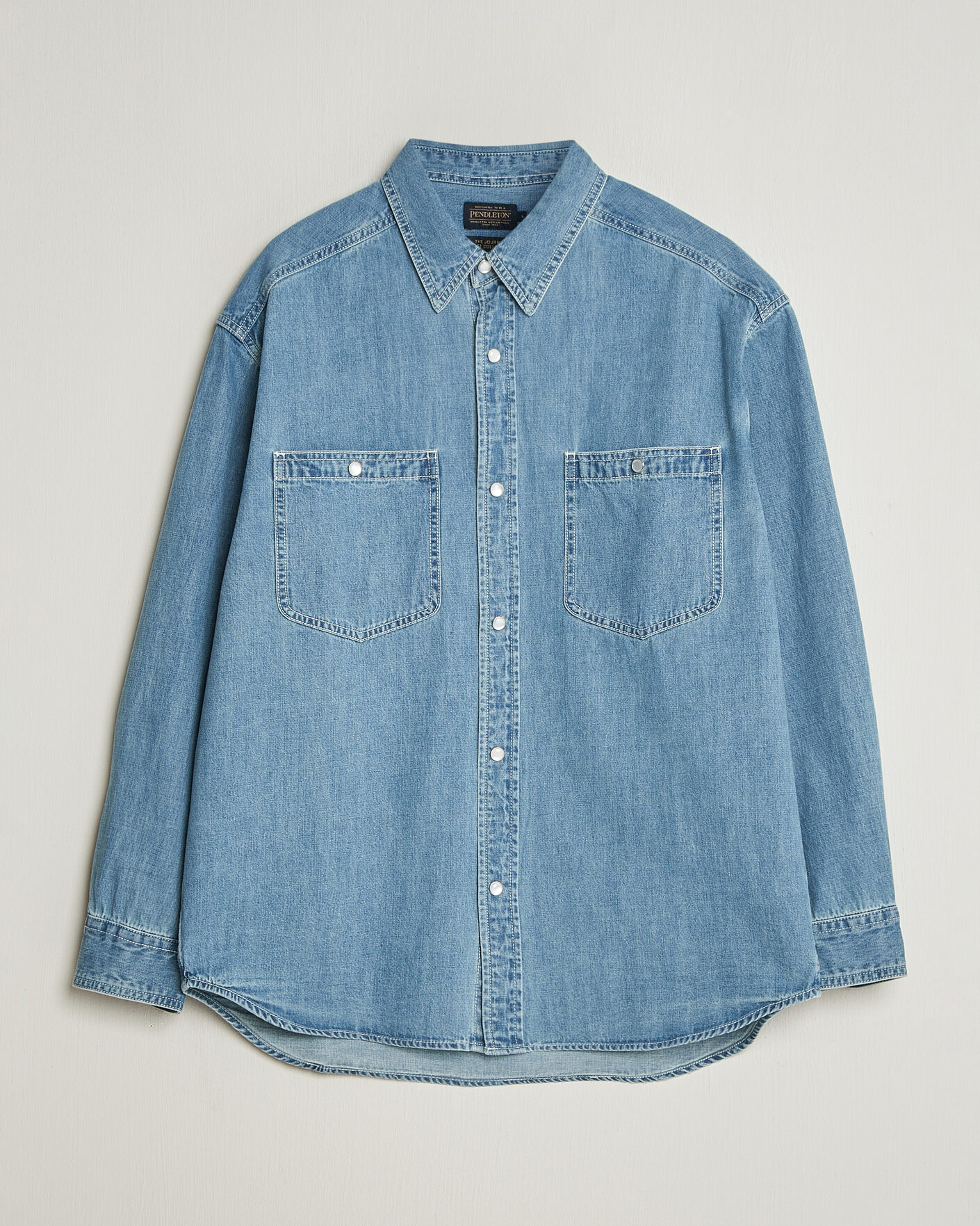 Herr | Skjortor | Pendleton | Western Workshirt Stone Wash