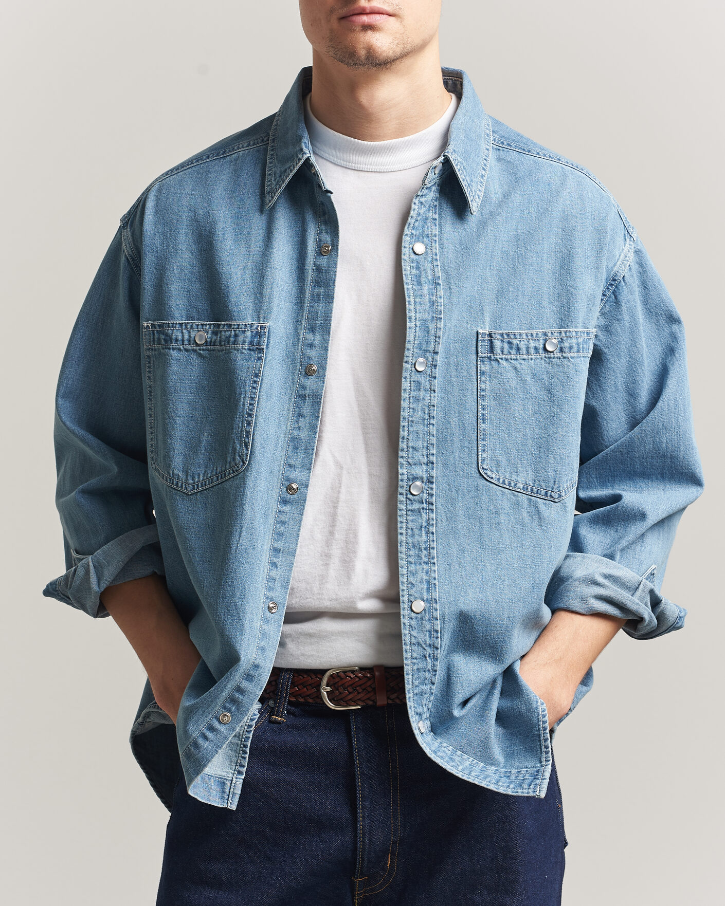 Herr | Skjortor | Pendleton | Western Workshirt Stone Wash