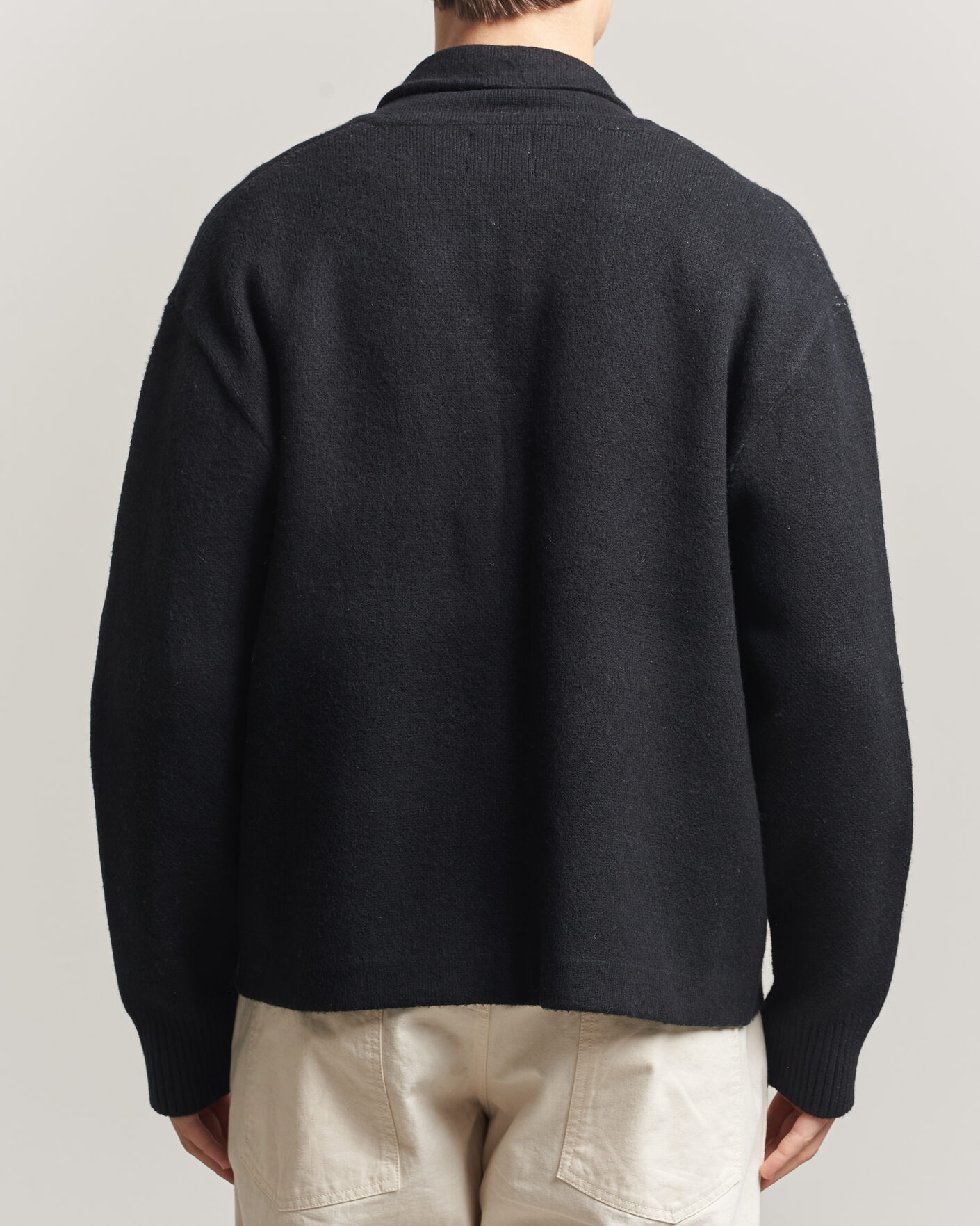 Herr | Tröjor | Pendleton | Jacquard Motif Zip Cardigan Midnight