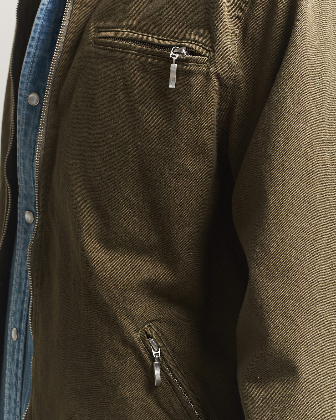 Herr | Jackor | Pendleton | Blandet Lined Bomber Jacket Sage