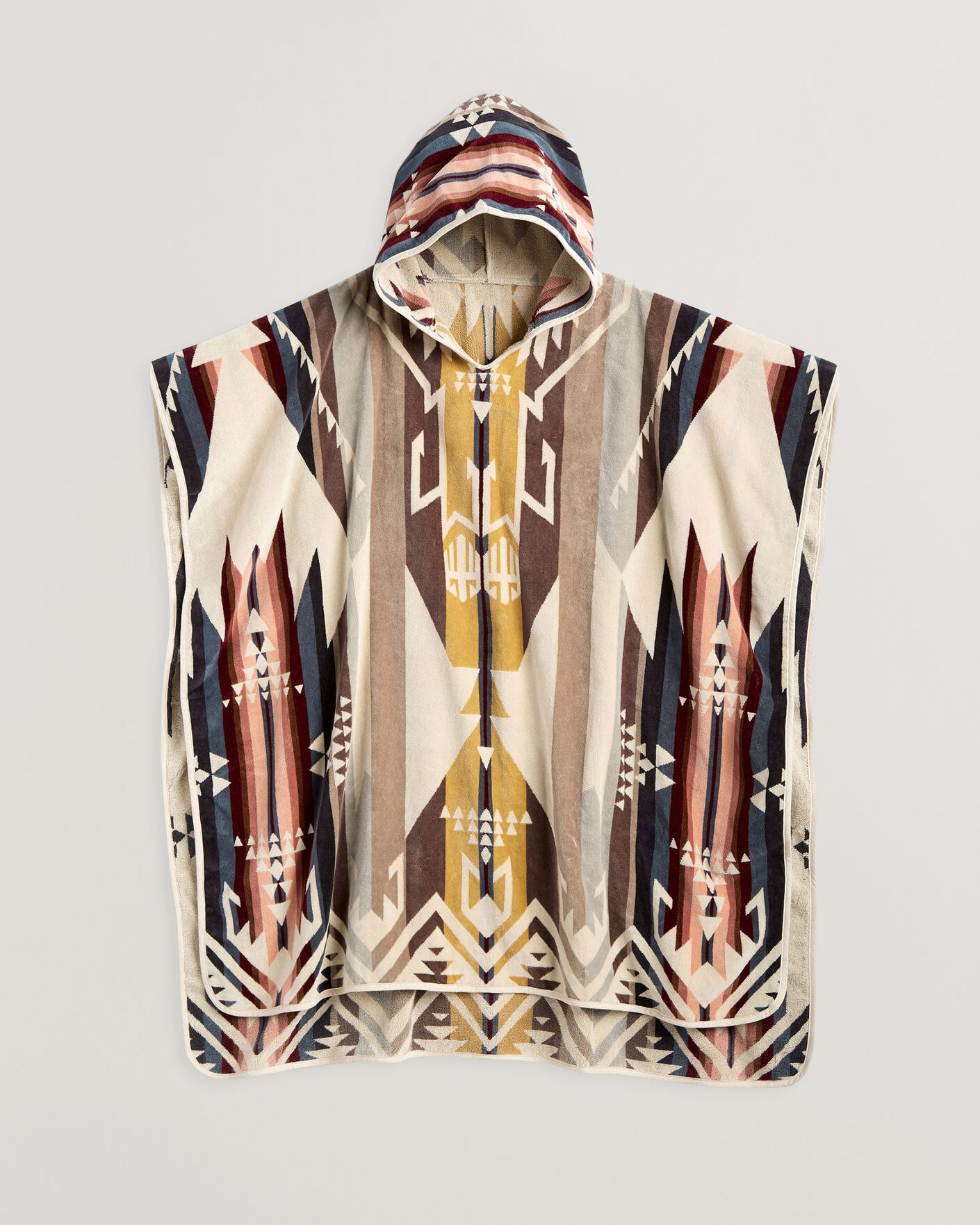 Herr | Pyjamas & Morgonrockar | Pendleton | Jacquard Hooded Towel White Sands Tan