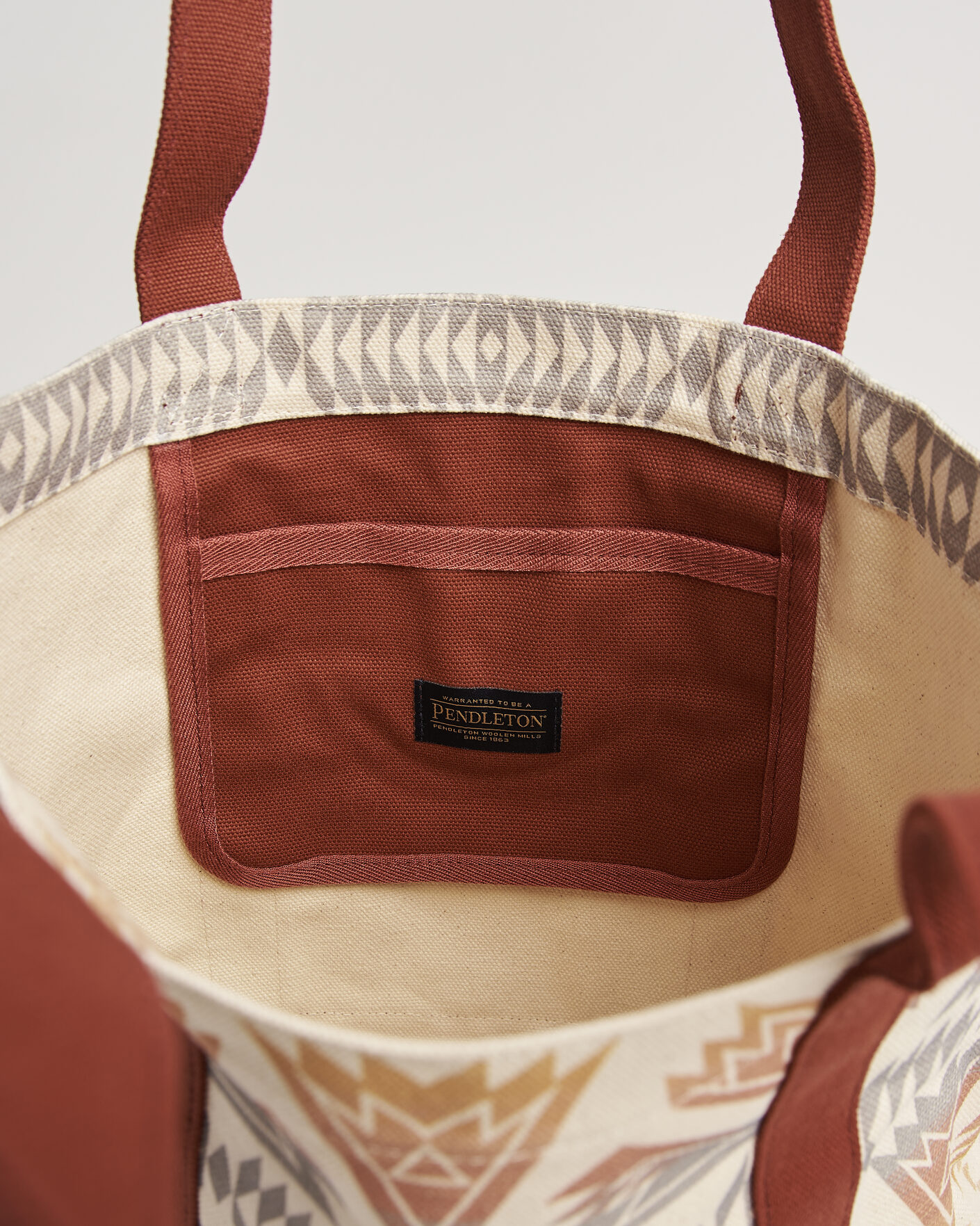 Herr | Väskor | Pendleton | Astoria Canvas Tote Bag Ponderosa Brick