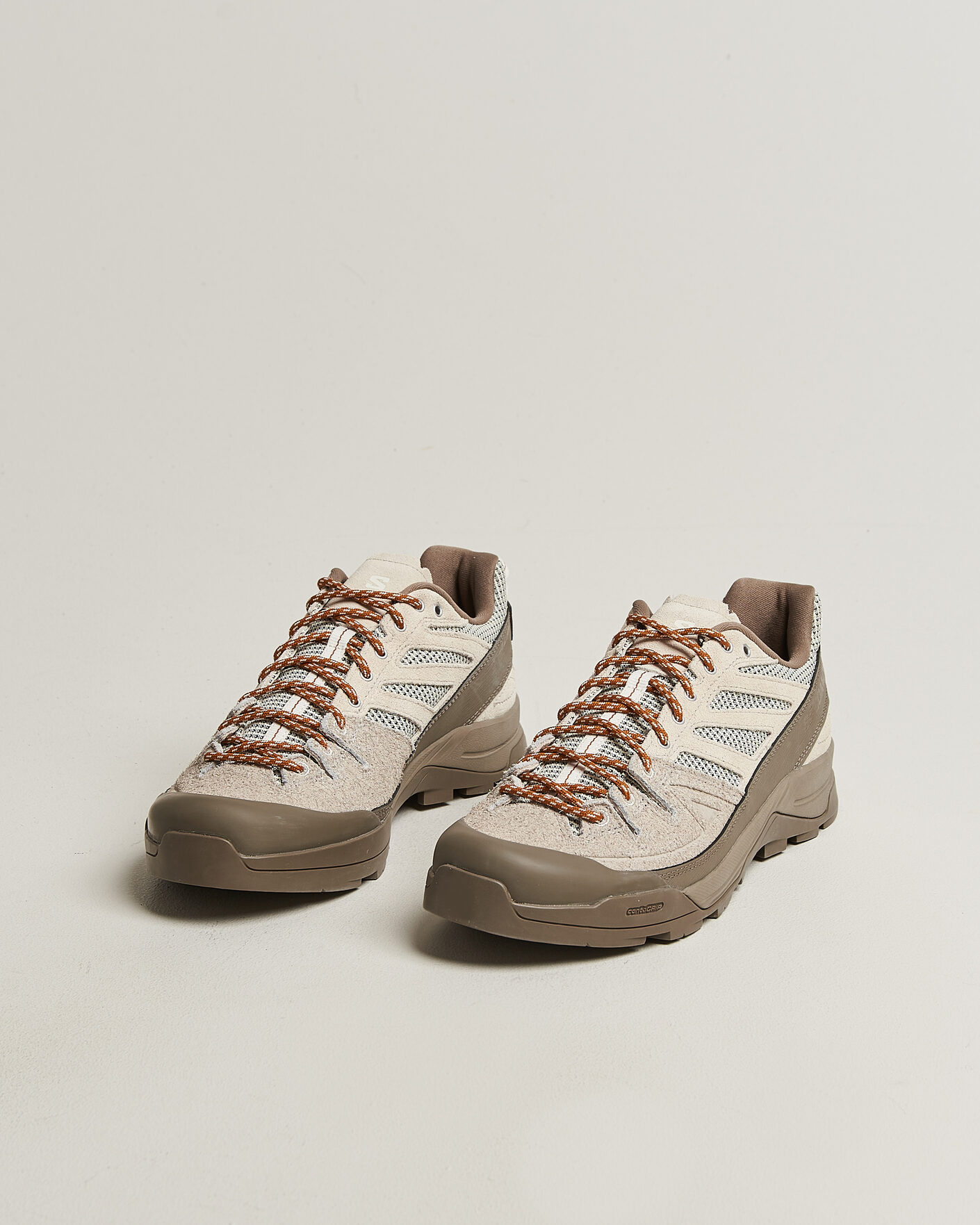 Herr | Trail Sneakers | Salomon | X-ALP Woven Sneakers Walnut/Silver Cloud
