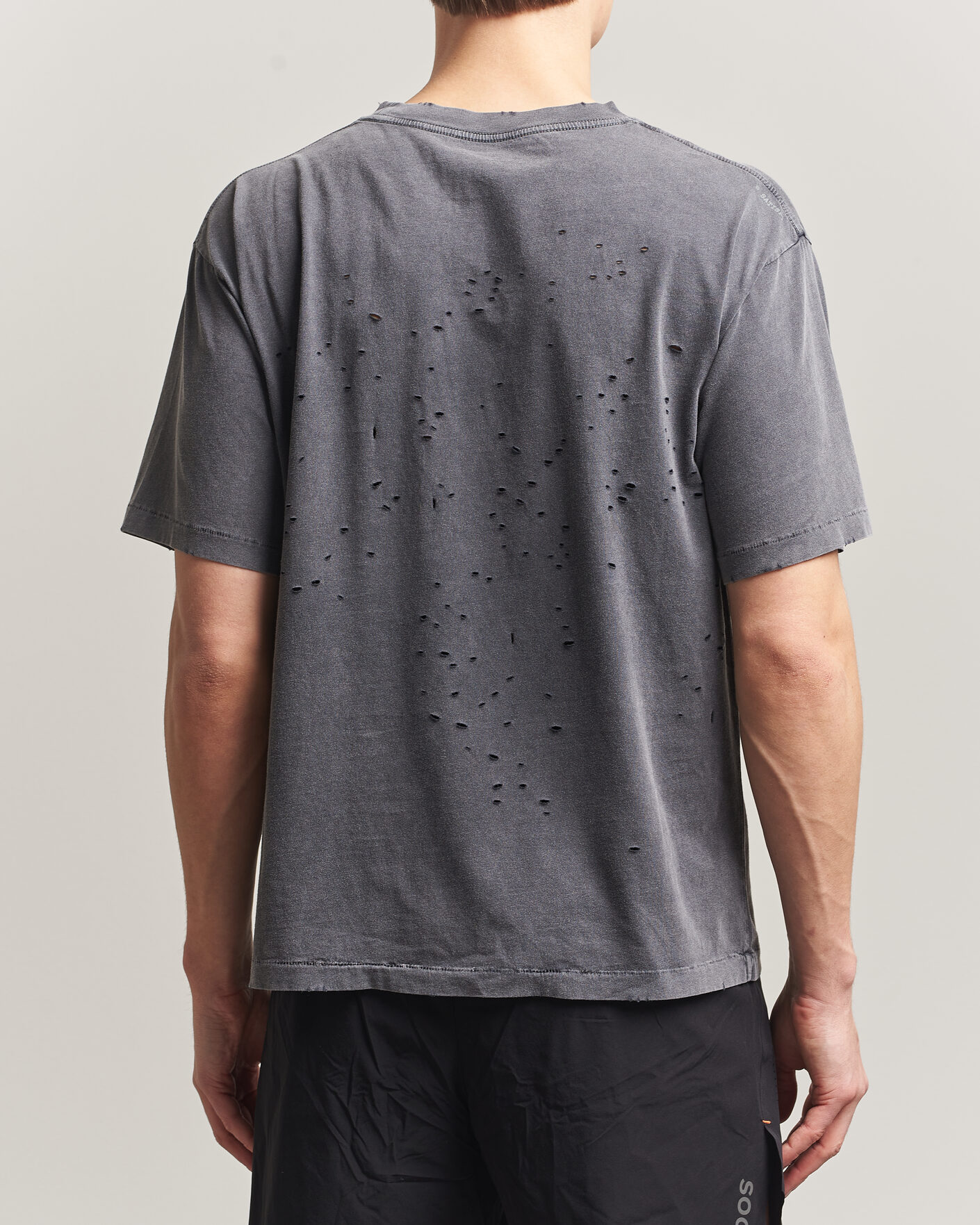 Herr | T-Shirts | Satisfy | MothTech T-Shirt Aged Black