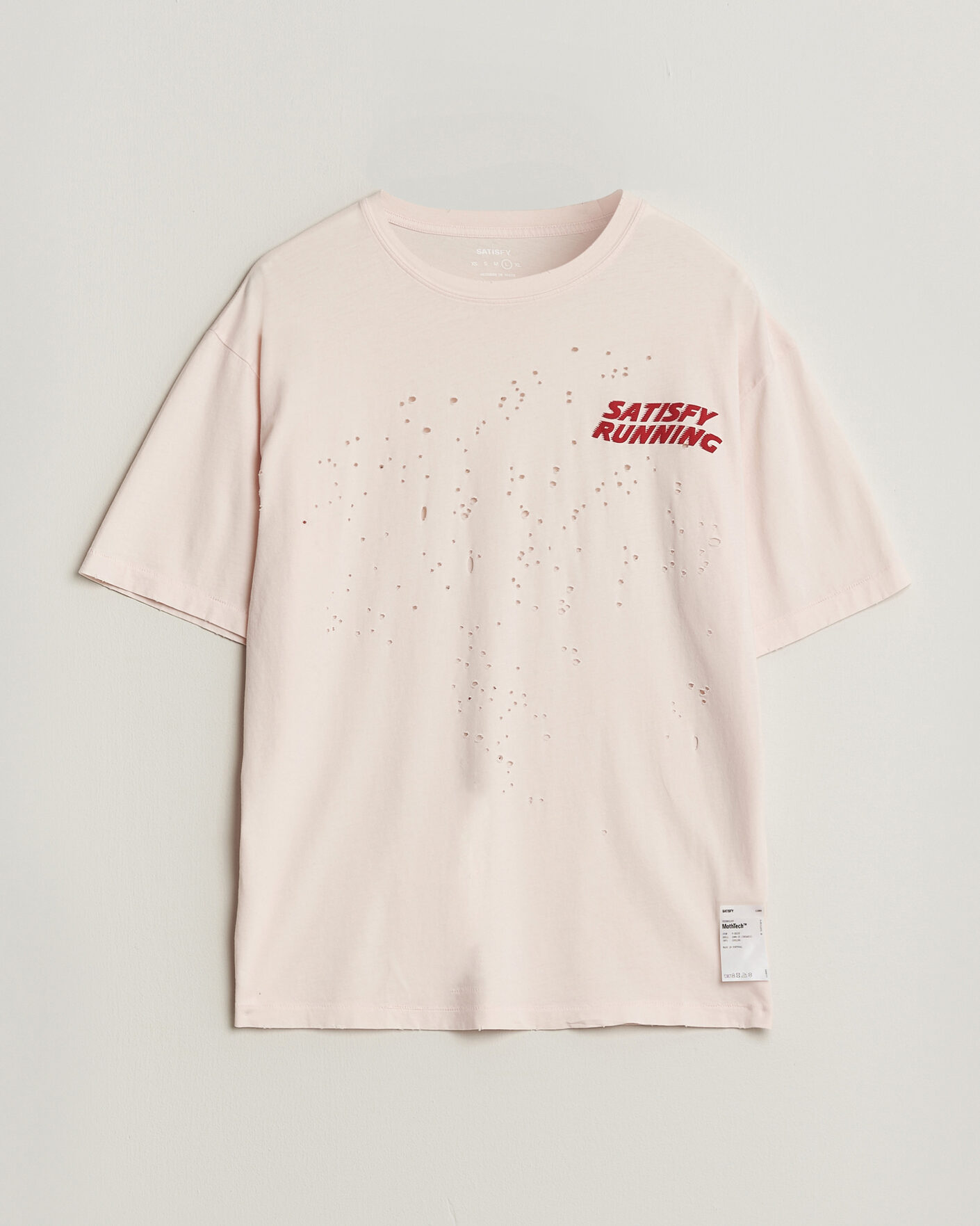 Herr | T-Shirts | Satisfy | MothTech T-Shirt Sun Bleached Rosewater