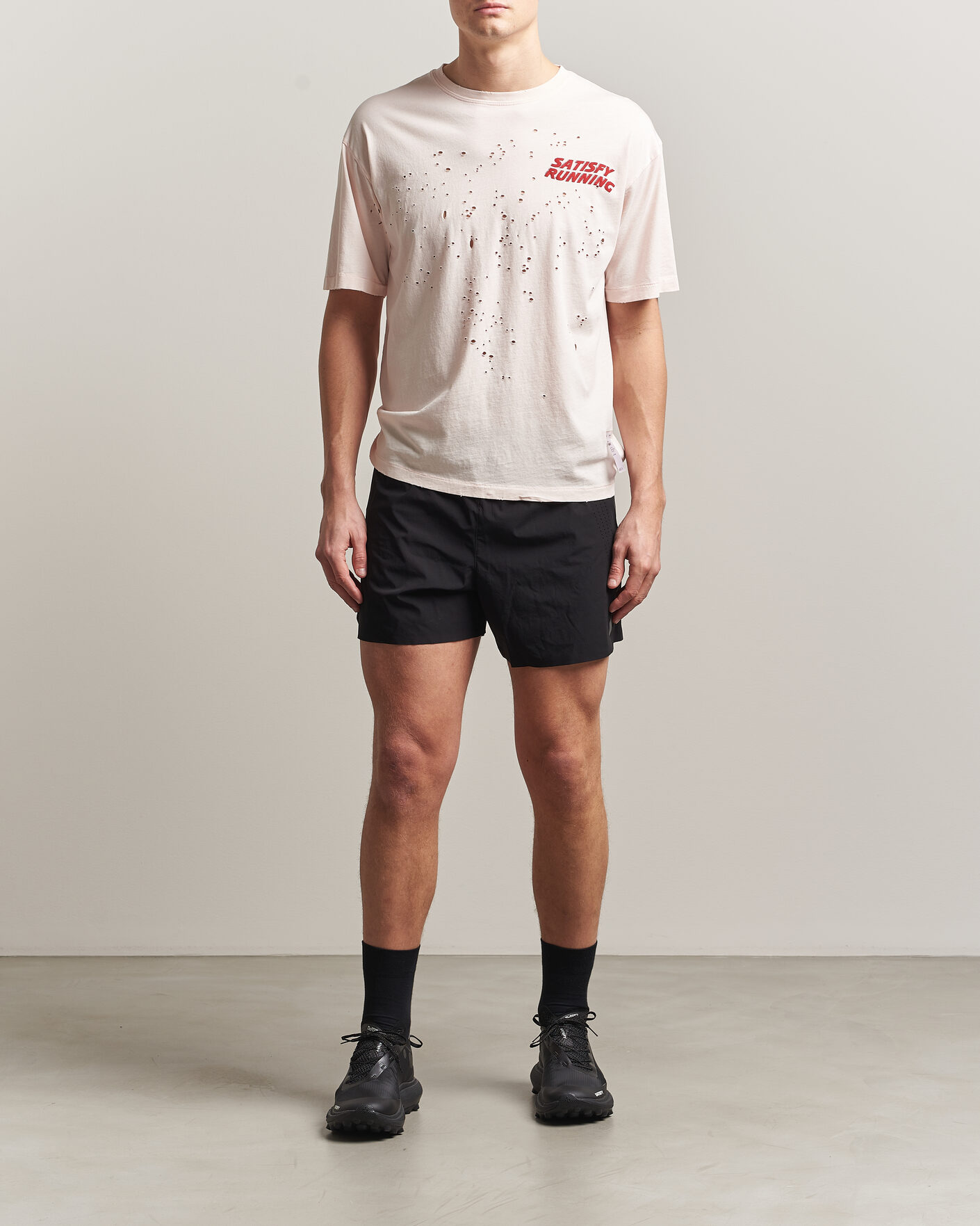 Herr | T-Shirts | Satisfy | MothTech T-Shirt Sun Bleached Rosewater