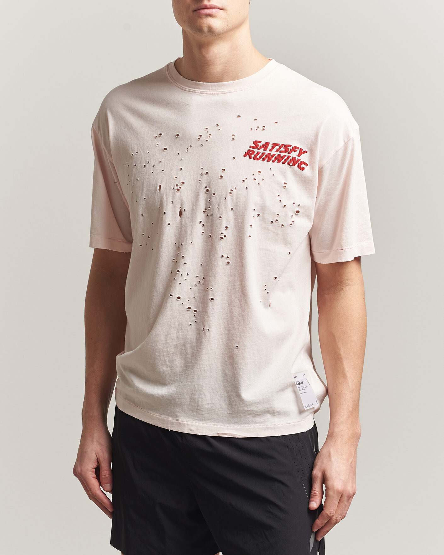 Herr | T-Shirts | Satisfy | MothTech T-Shirt Sun Bleached Rosewater