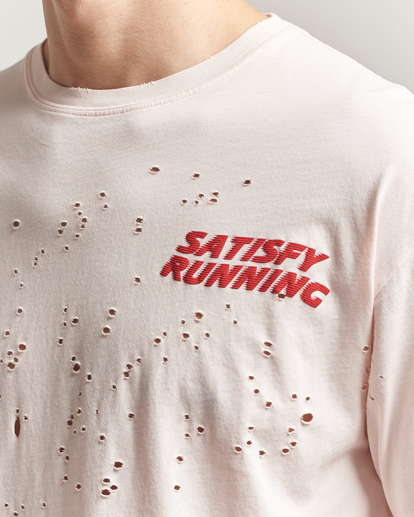 Herr | T-Shirts | Satisfy | MothTech T-Shirt Sun Bleached Rosewater