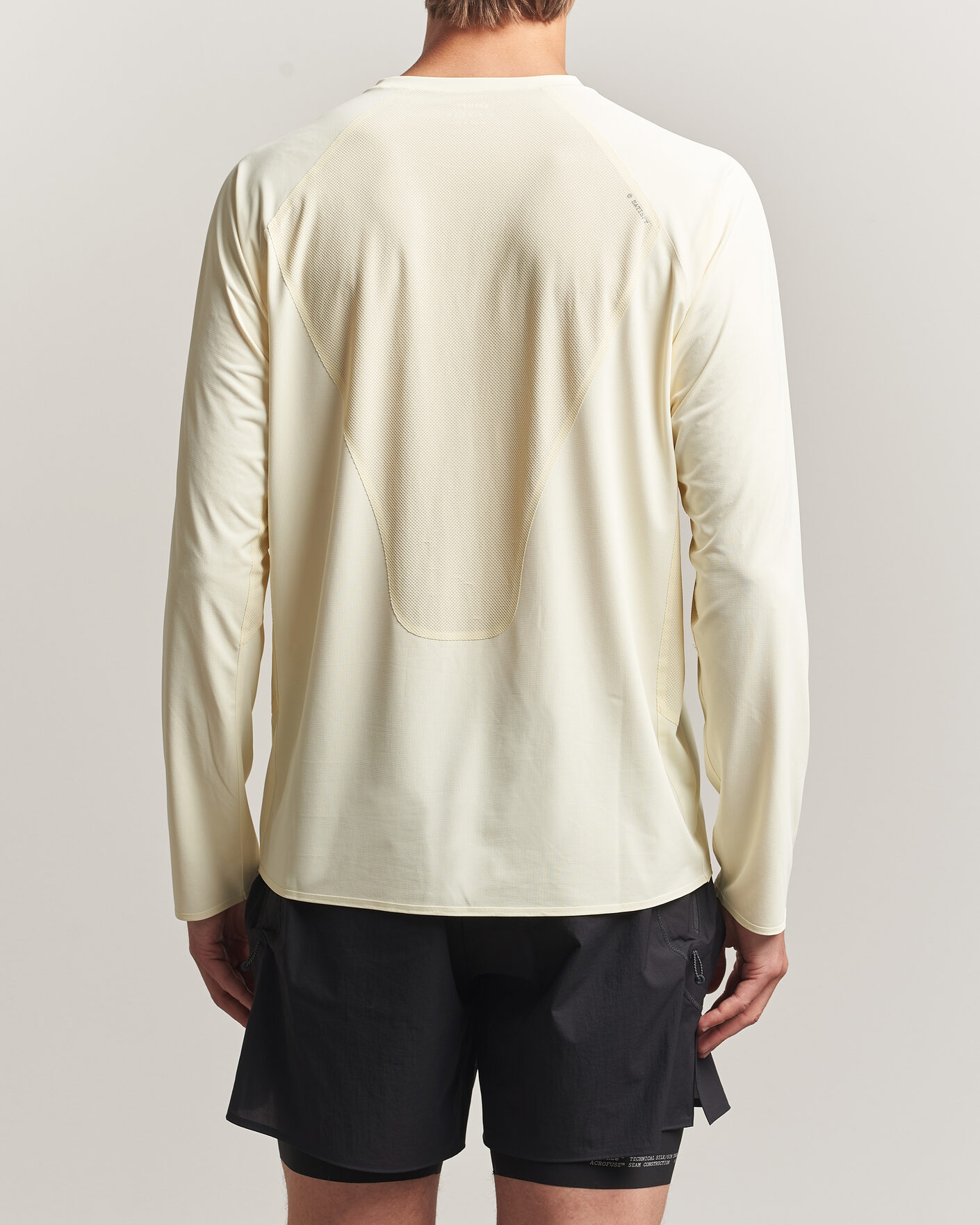 Herr | T-Shirts | Satisfy | AuraLite UV Long Sleeve T-Shirt Transparent Yellow