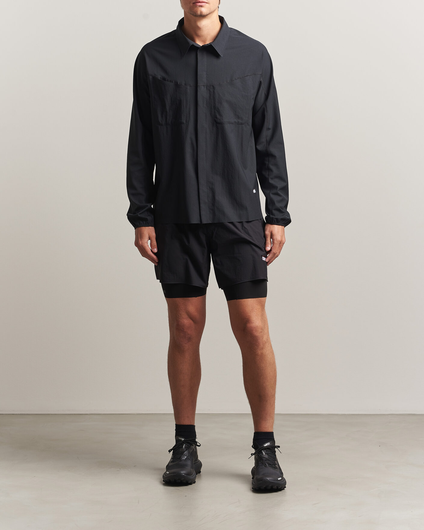Herr | Skjortor | Satisfy | PeaceShell River Shirt Black