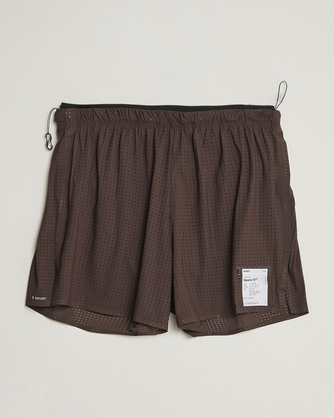 Herr | Shorts | Satisfy | Space-O 5 Inch Shorts Deep Mahogany