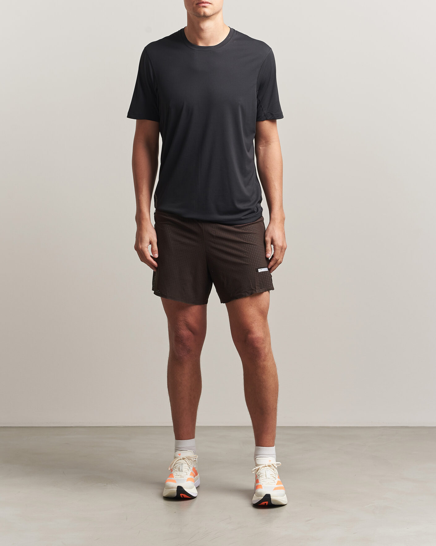 Herr | Shorts | Satisfy | Space-O 5 Inch Shorts Deep Mahogany