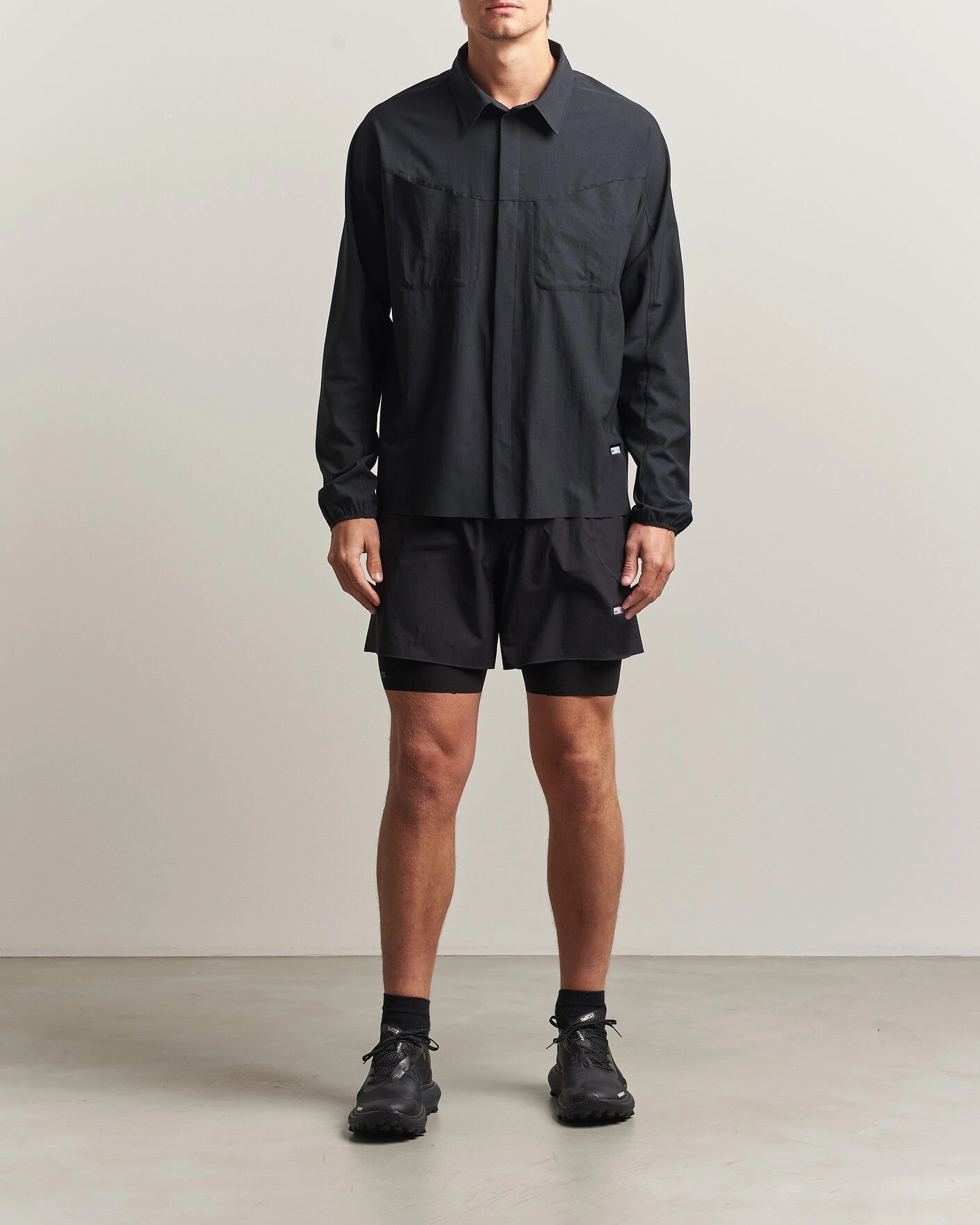 Herr | Shorts | Satisfy | Rippy Cordura 5 Inch Shorts Black