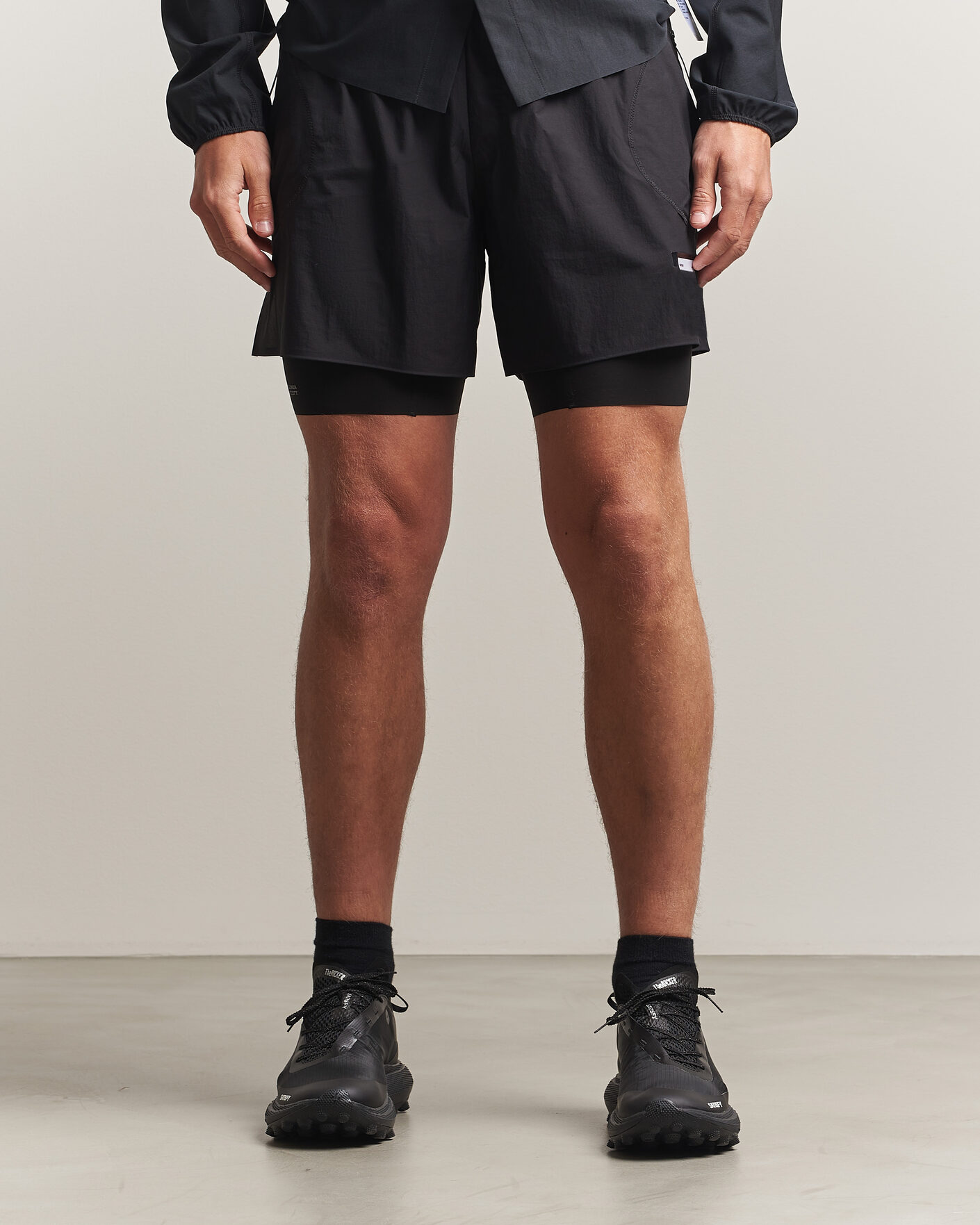Herr | Shorts | Satisfy | Rippy Cordura 5 Inch Shorts Black